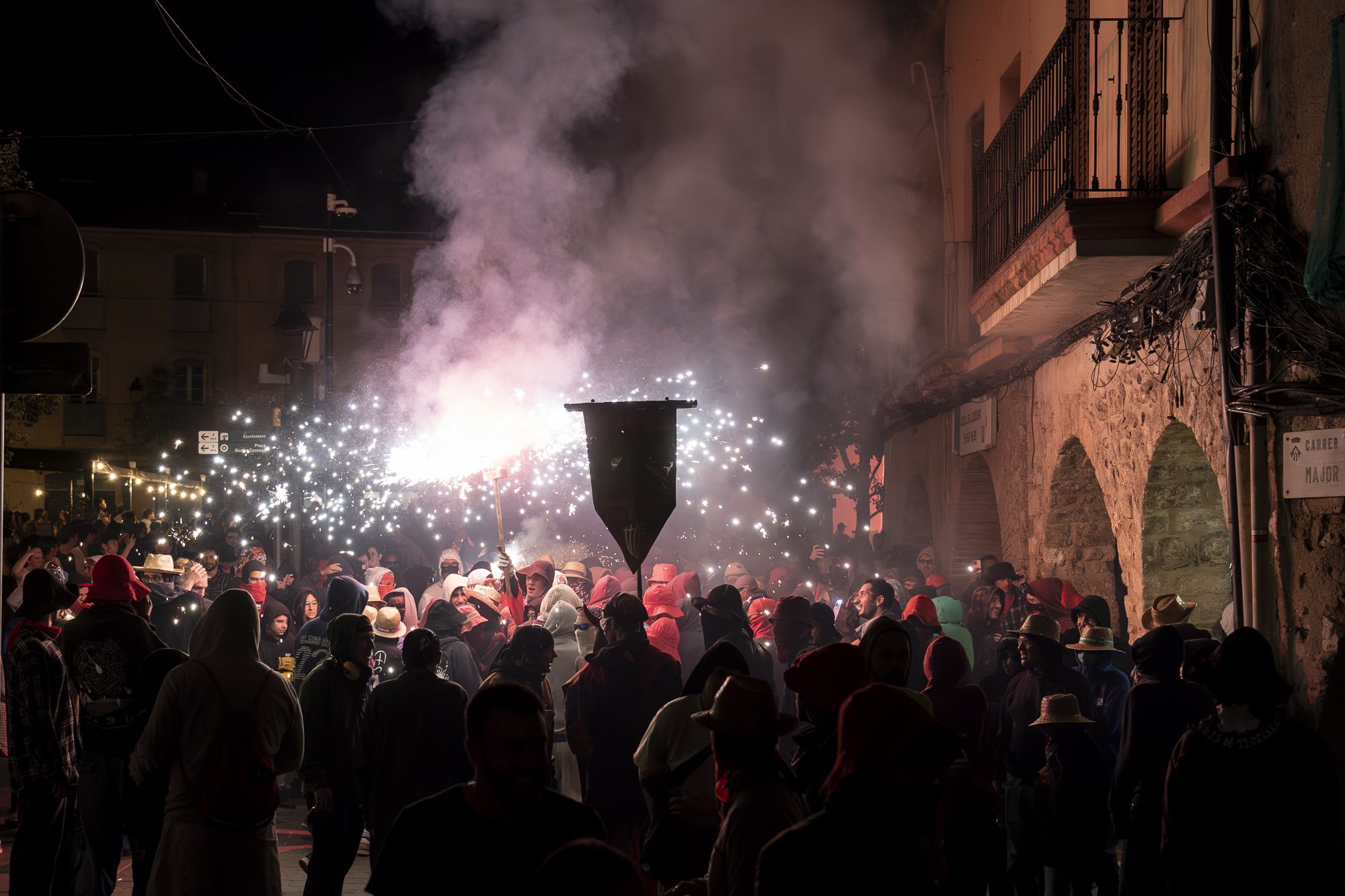 Correfoc de Festa Major. FOTO: Mireia Comas (TOT Sant Cugat)