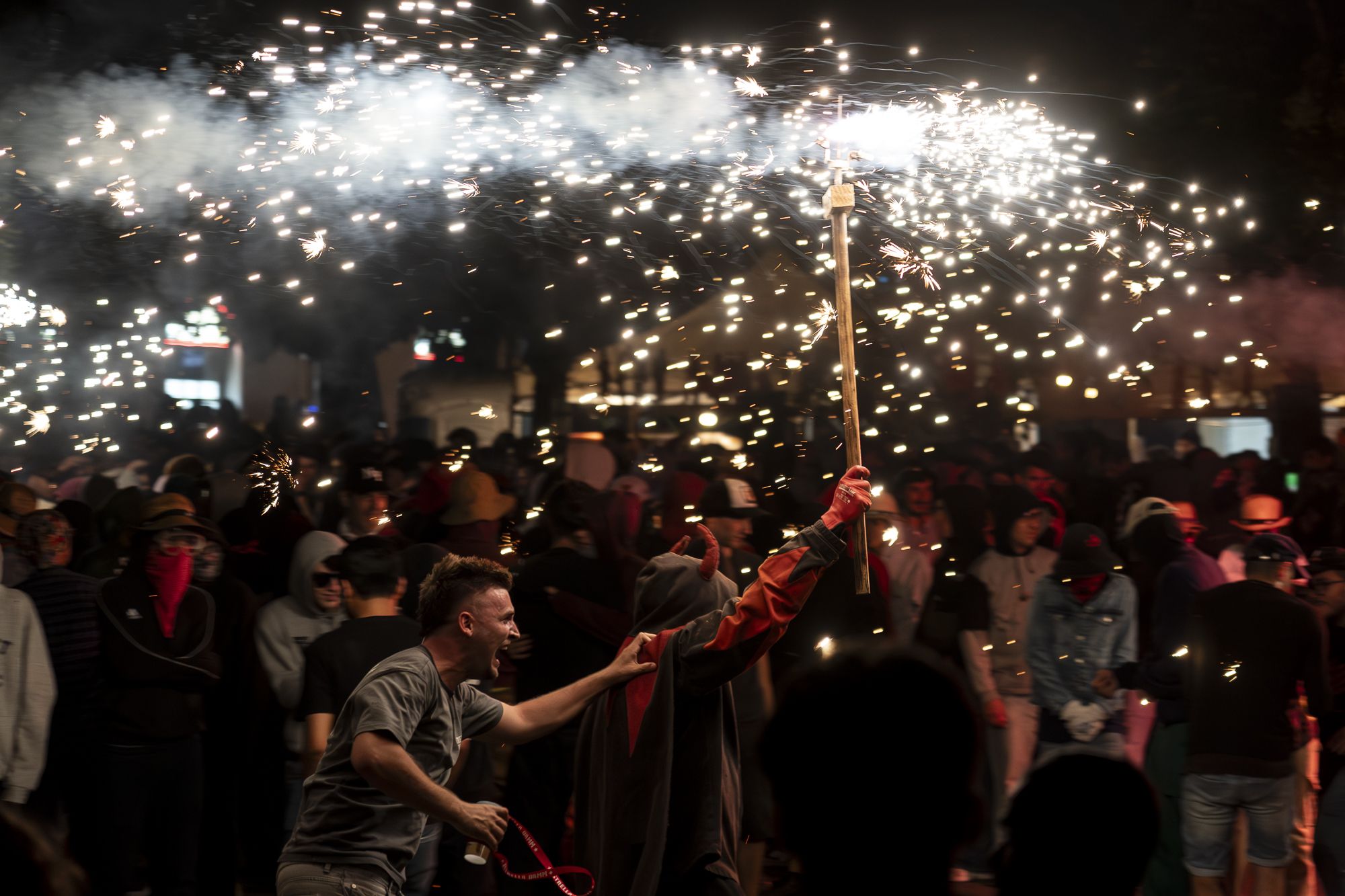 Correfoc de Festa Major. FOTO: Mireia Comas (TOT Sant Cugat)