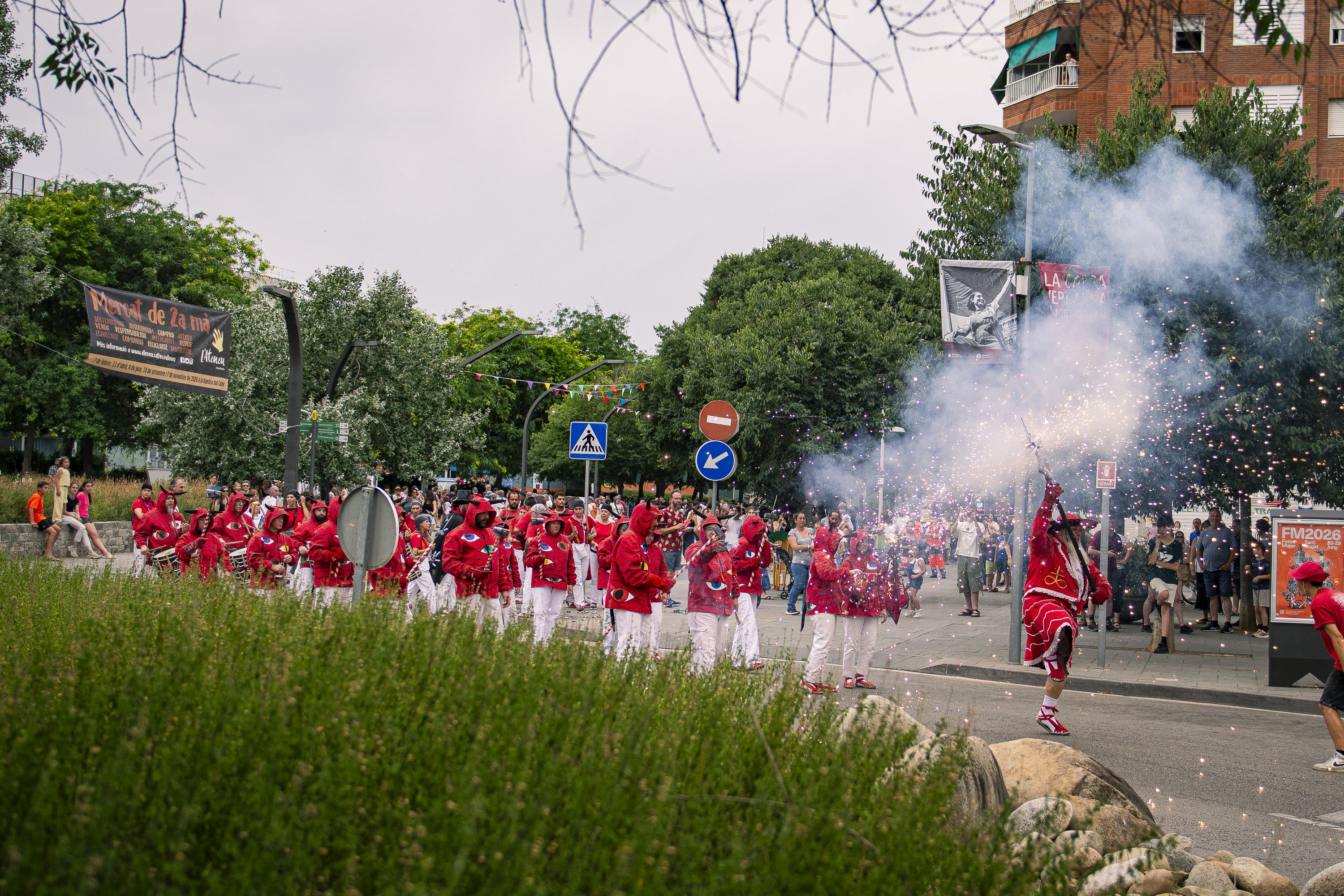 Cercavila de balls i entremesos. FOTO: Pol Rodríguez (TOT Sant Cugat)