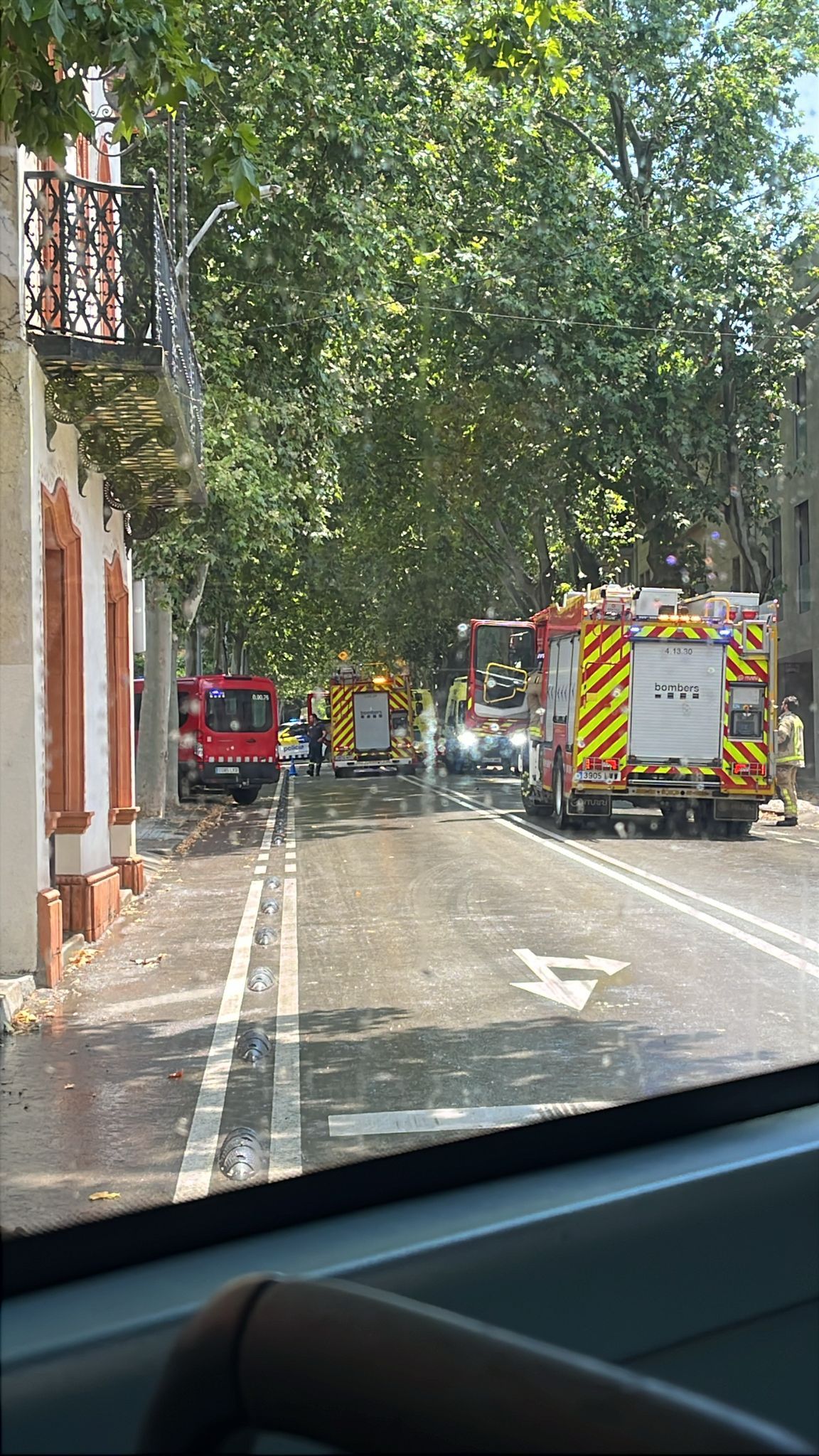 L'accident ha passat aquest dilluns, 29 de juny, a l'avinguda de Gràcia 