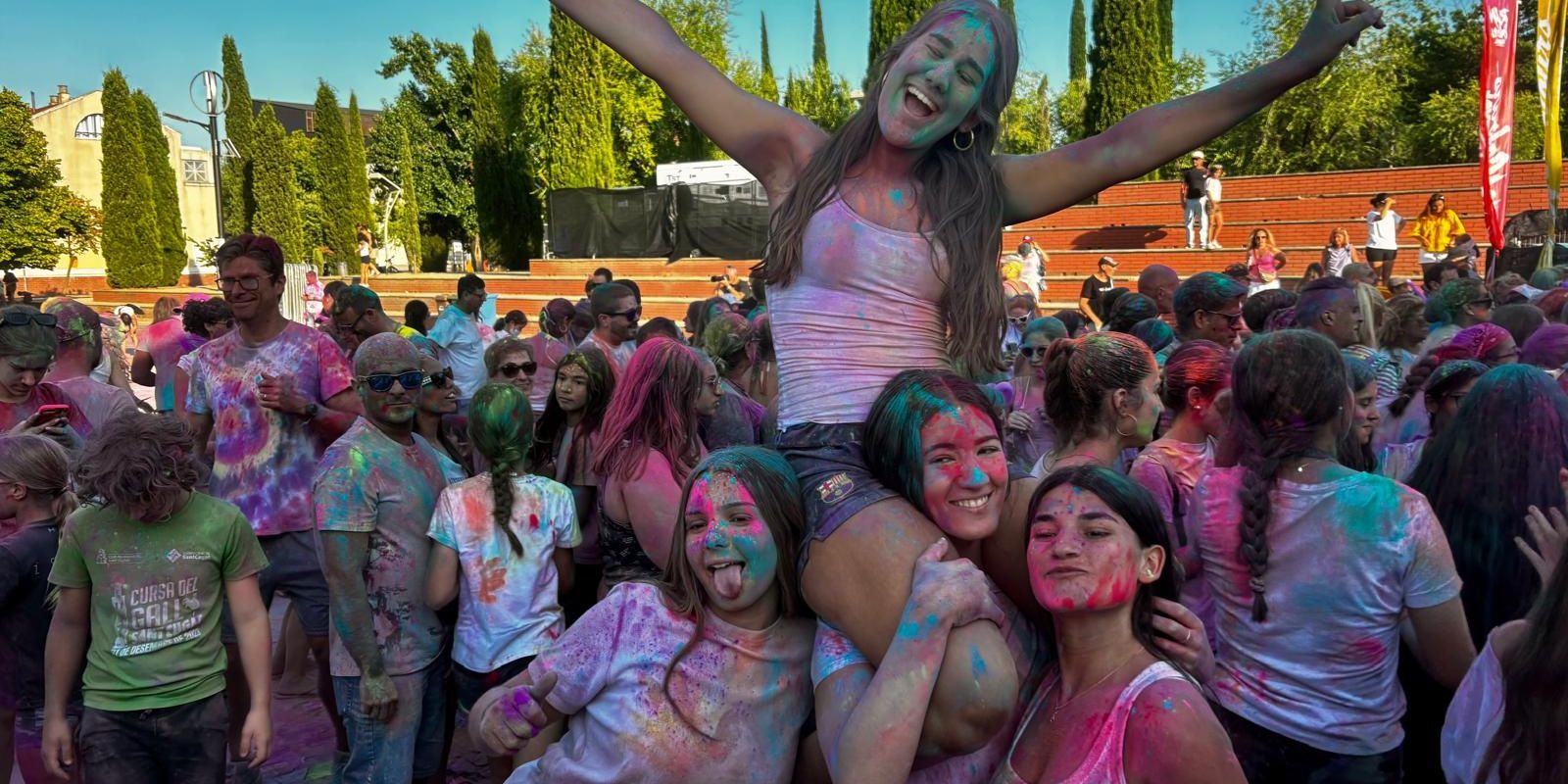 Festa Holi. 