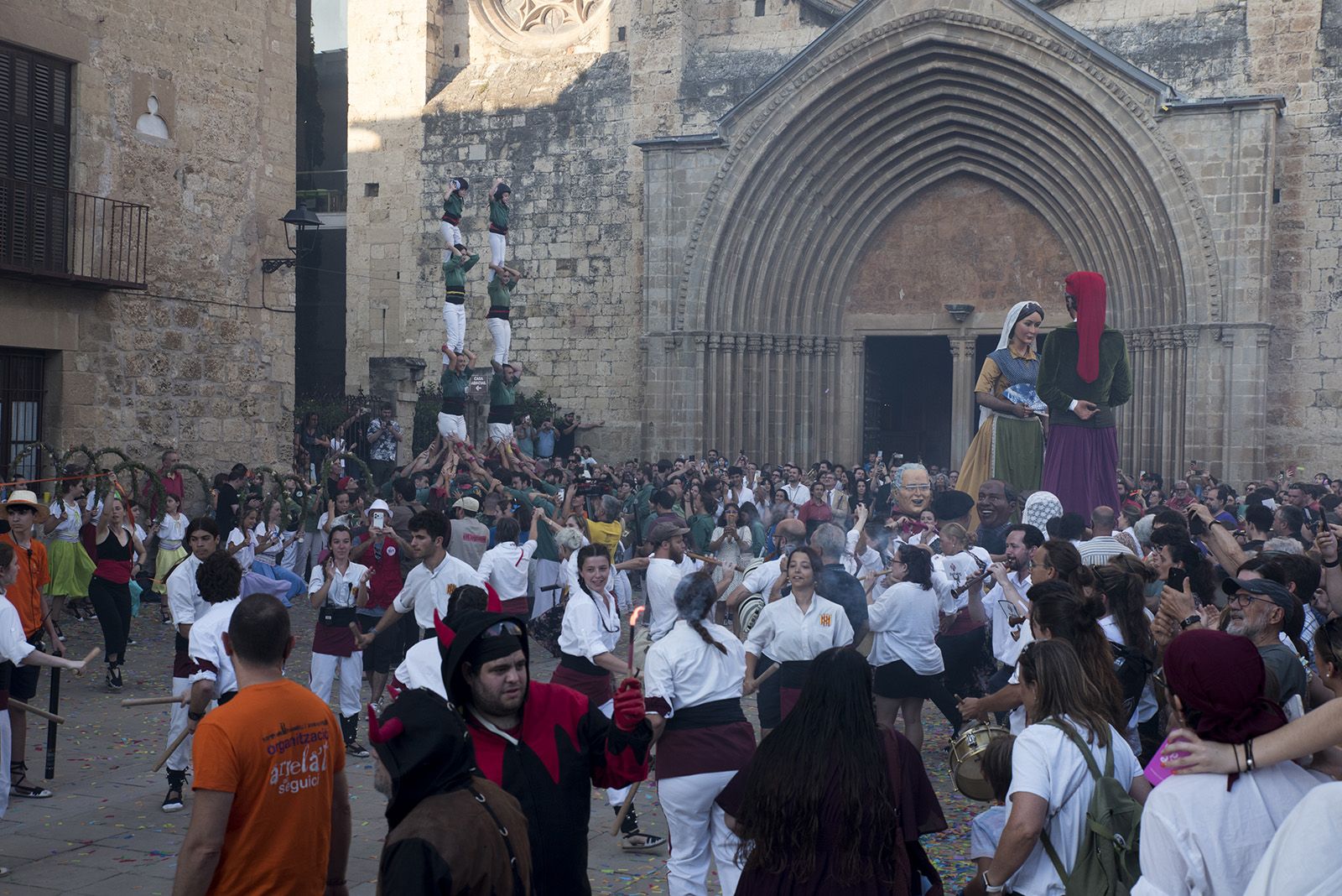Esclat de Festa Major. FOTO: Bernat Millet (Tot Sant Cugat)