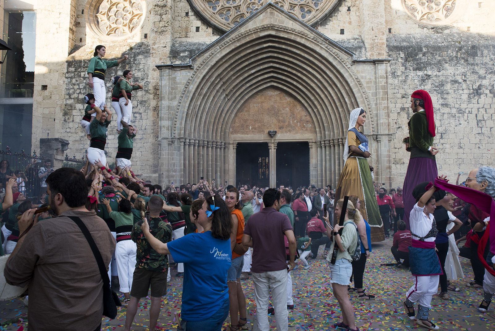 Esclat de Festa Major. FOTO: Bernat Millet (Tot Sant Cugat)