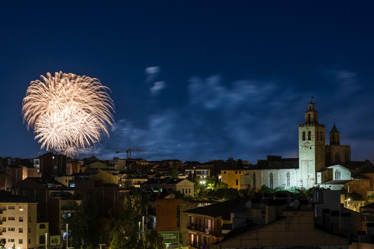 Castell de focs. FOTO: Ajuntament