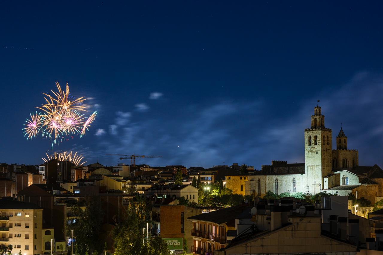 Castell de focs. FOTO: Ajuntament