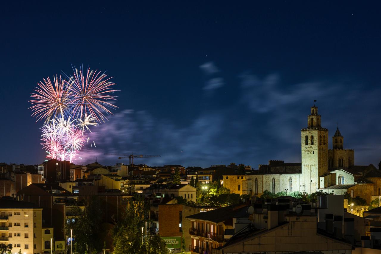 Castell de focs. FOTO: Ajuntament