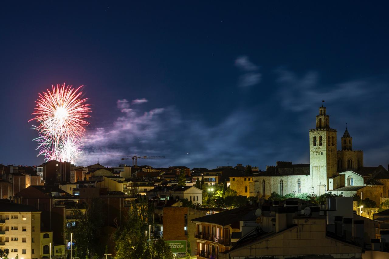 Castell de focs. FOTO: Ajuntament