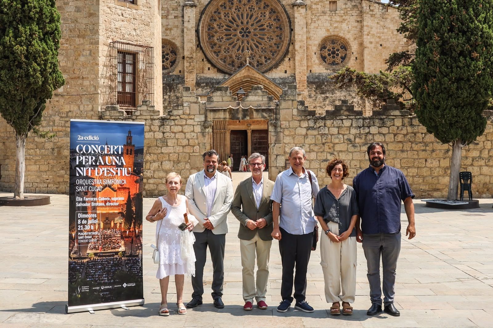 Presentació del 'Concert per una nit d'estiu' de l'Orquestra Simfònica Sant Cugat. FOTO: Ajuntament