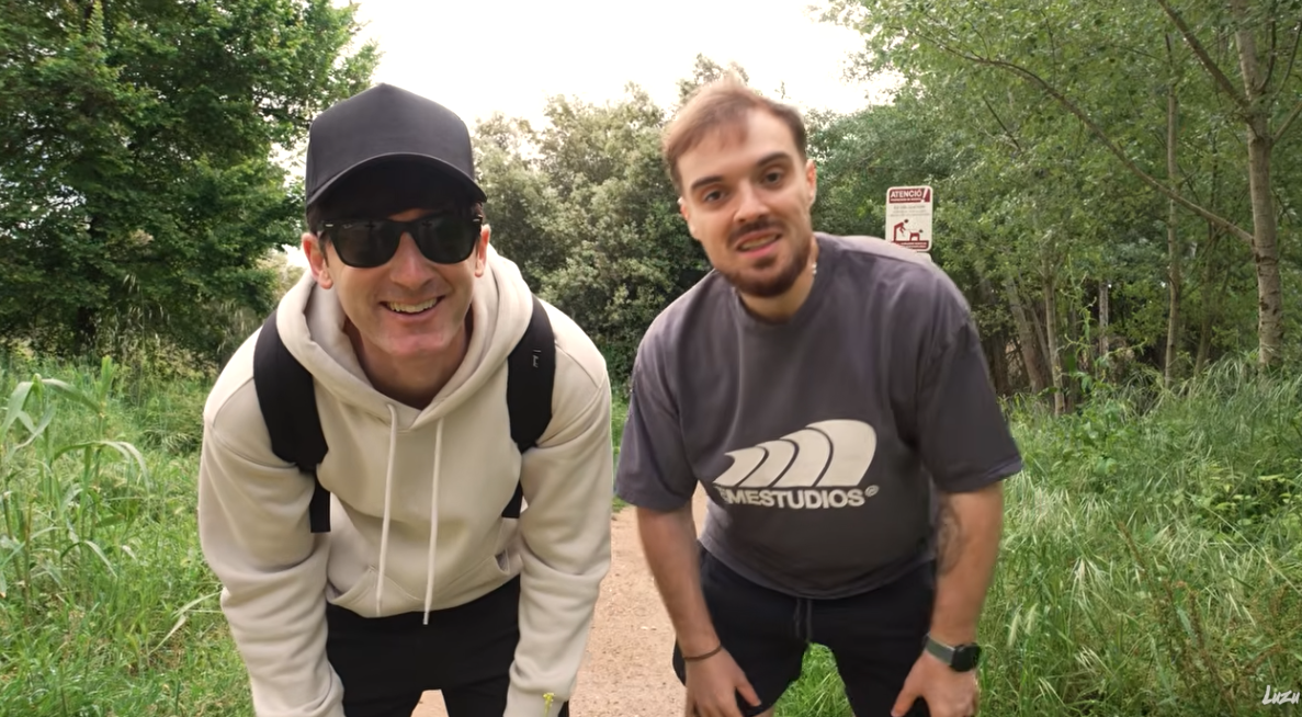 Luzu i Ibai, a Valldoreix FOTO: Luzu Games