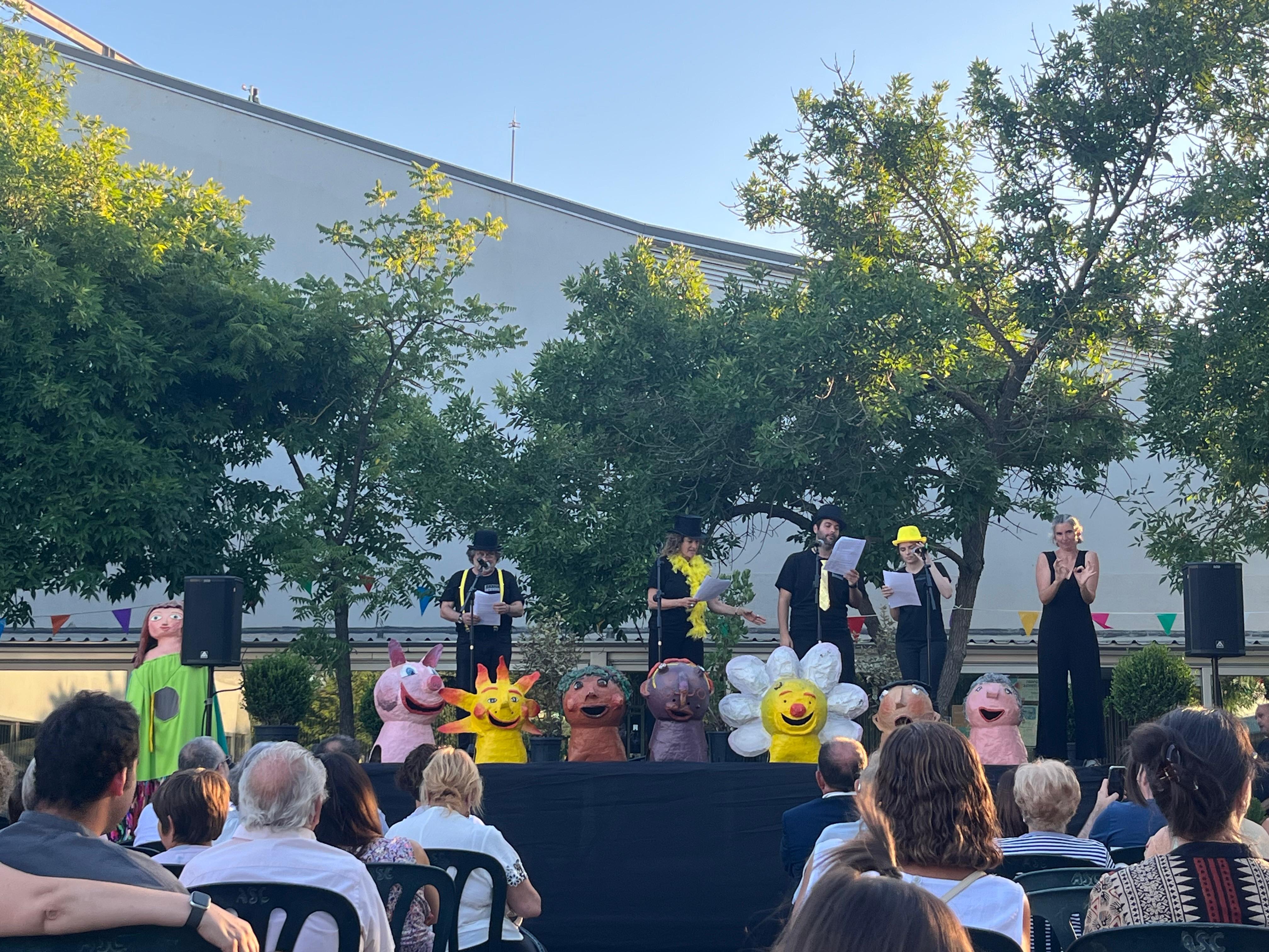 Pregó d'inici de la Festa Major de Mira-sol. FOTO: TOT Sant Cugat