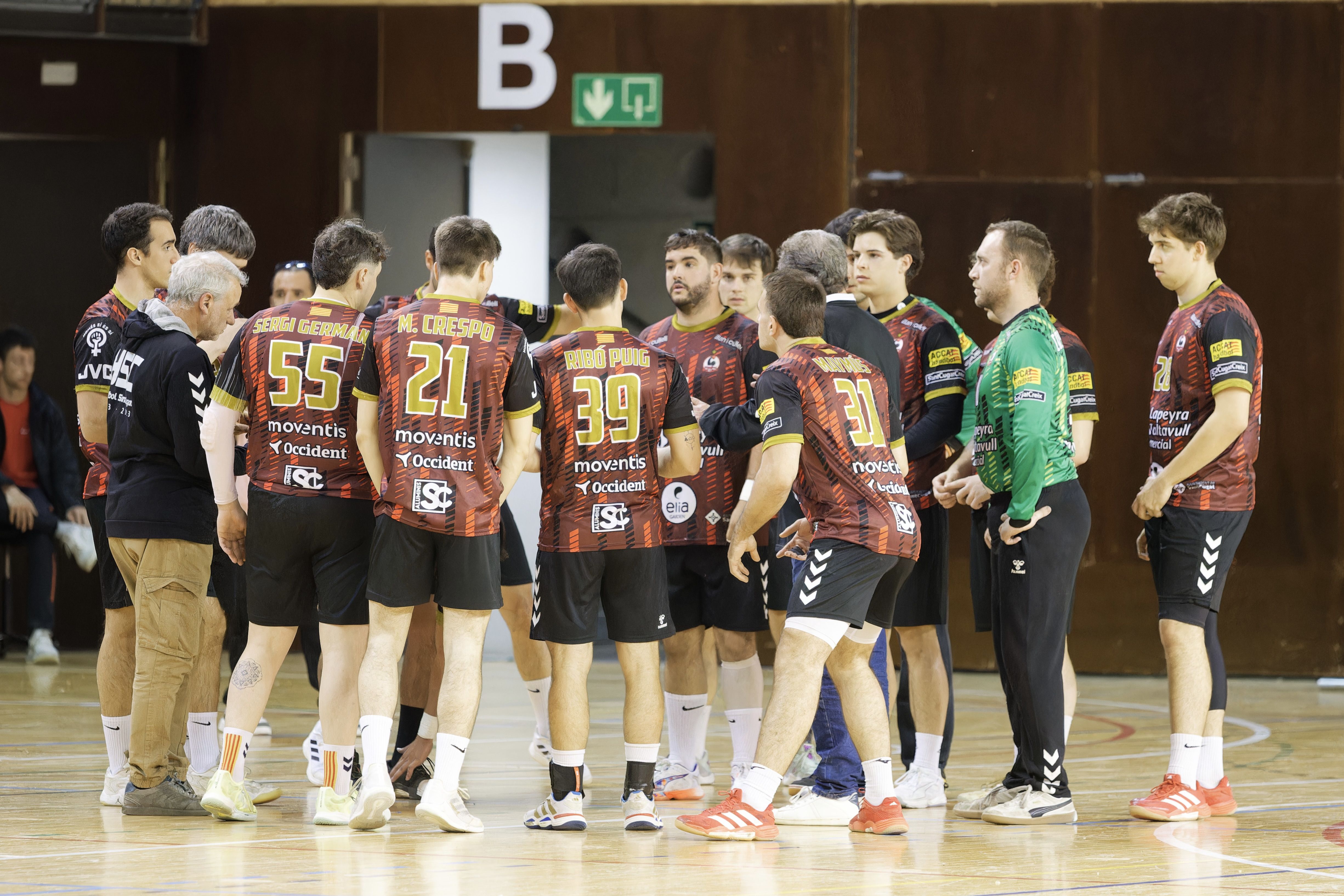 El primer equip masculí del Club Handbol Sant Cugat competirà un any més al grup D de la 1a Nacional. FOTO: Cedida