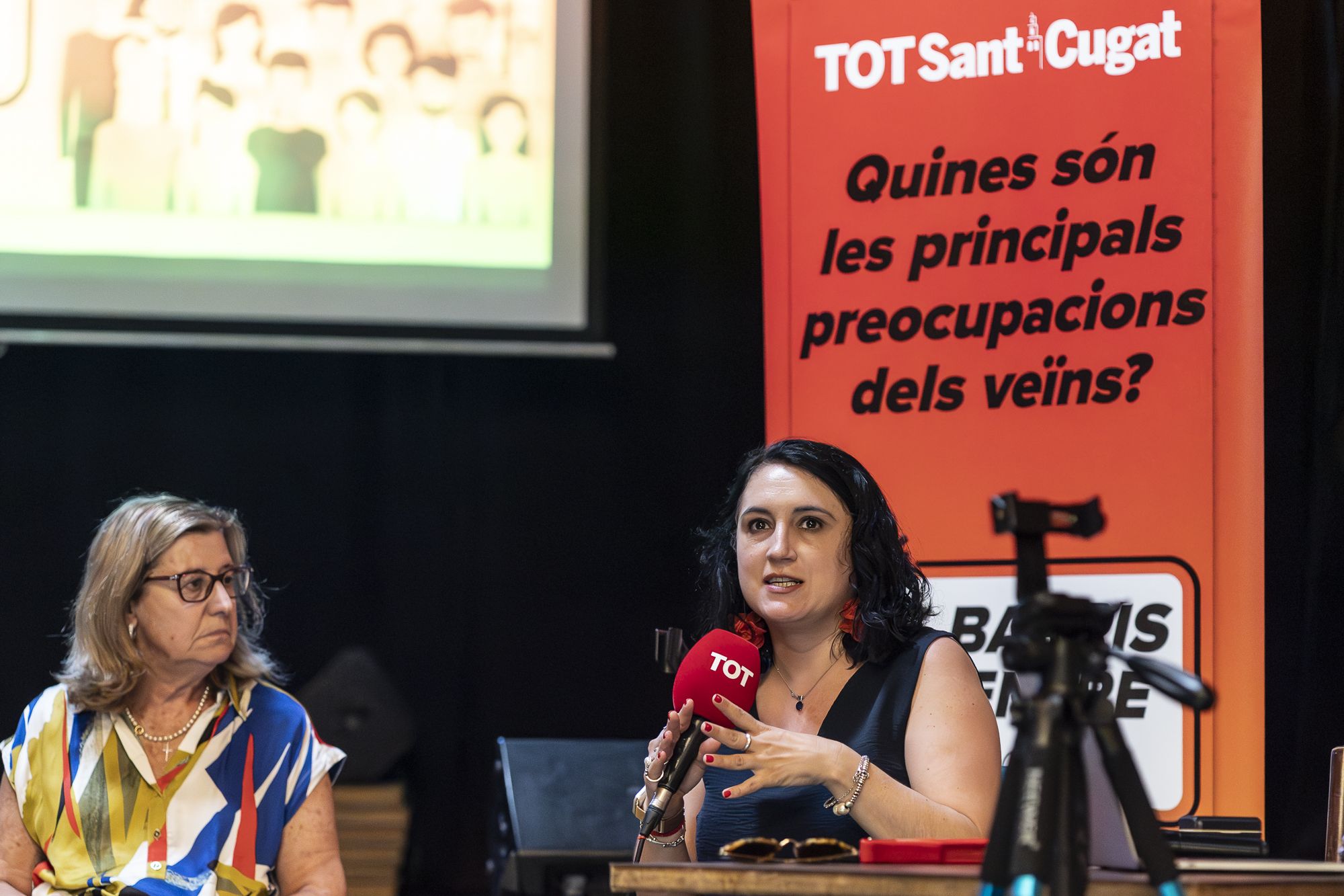 Debat a Volpelleres, Parc Central i Colomer del cicle 'Els barris al centre'. FOTO: Mireia Comas