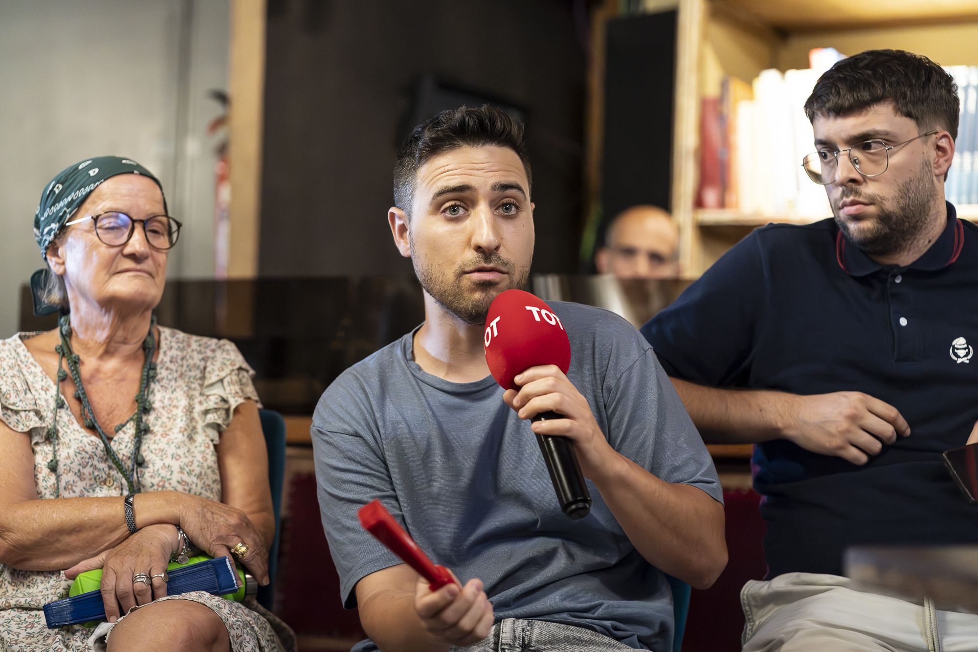 Debat a Volpelleres, Parc Central i Colomer del cicle 'Els barris al centre'. FOTO: Mireia Comas