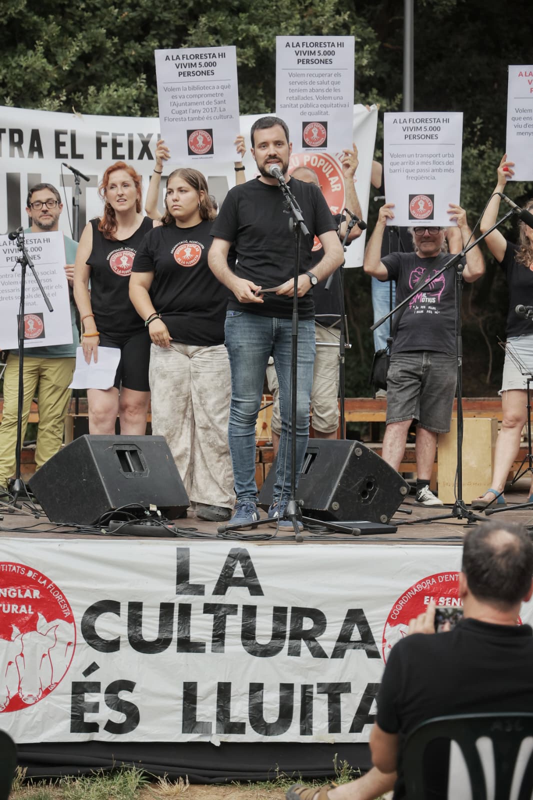 Pregó de la Festa Major de la Floresta. FOTO: Ajuntament