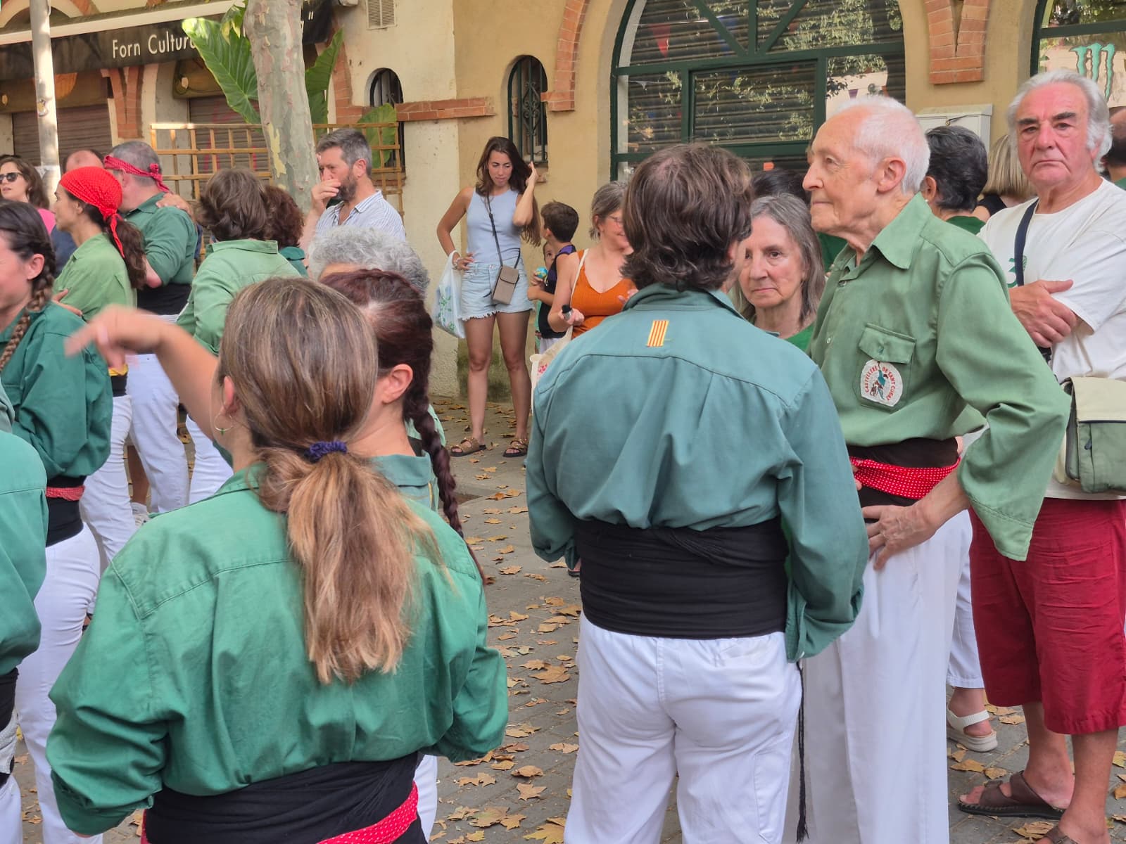 Castellers de Sant Cugat a la Floresta FOTO: TOT Sant Cugat