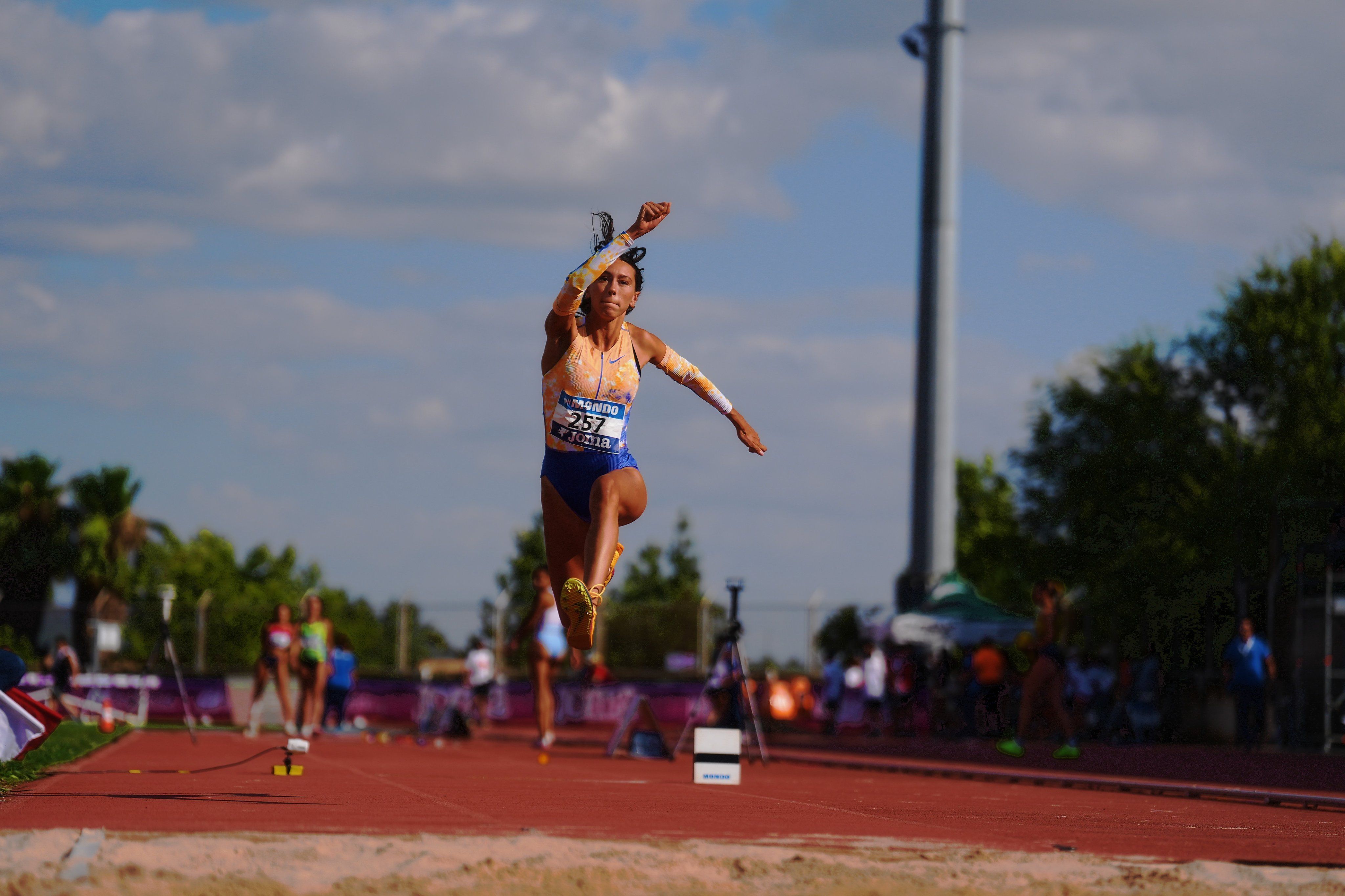 Elda Romeva en el Campionat d'Espanya d'atletisme sub-23. FOTO: RFEA