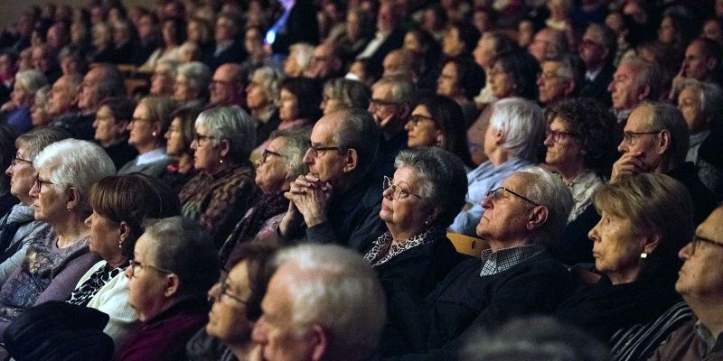Concert de la gent gran al Teatre-Auditori de Sant Cugat. FOTO: Arxiu