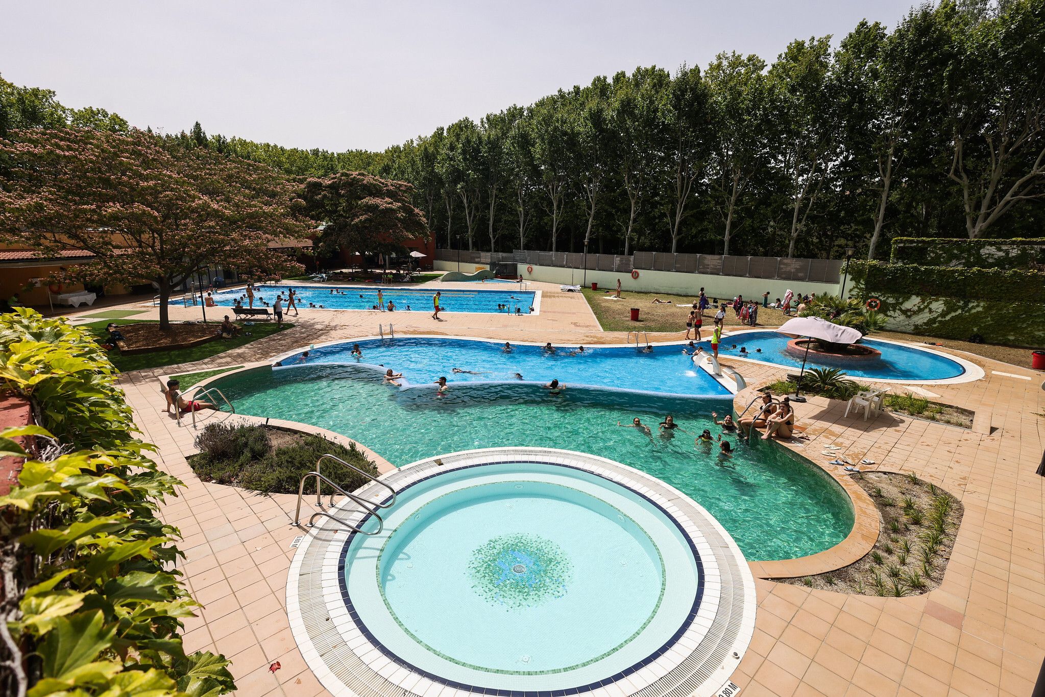 Piscines Municipals del Parc Central a Sant Cugat. FOTO: Cedida