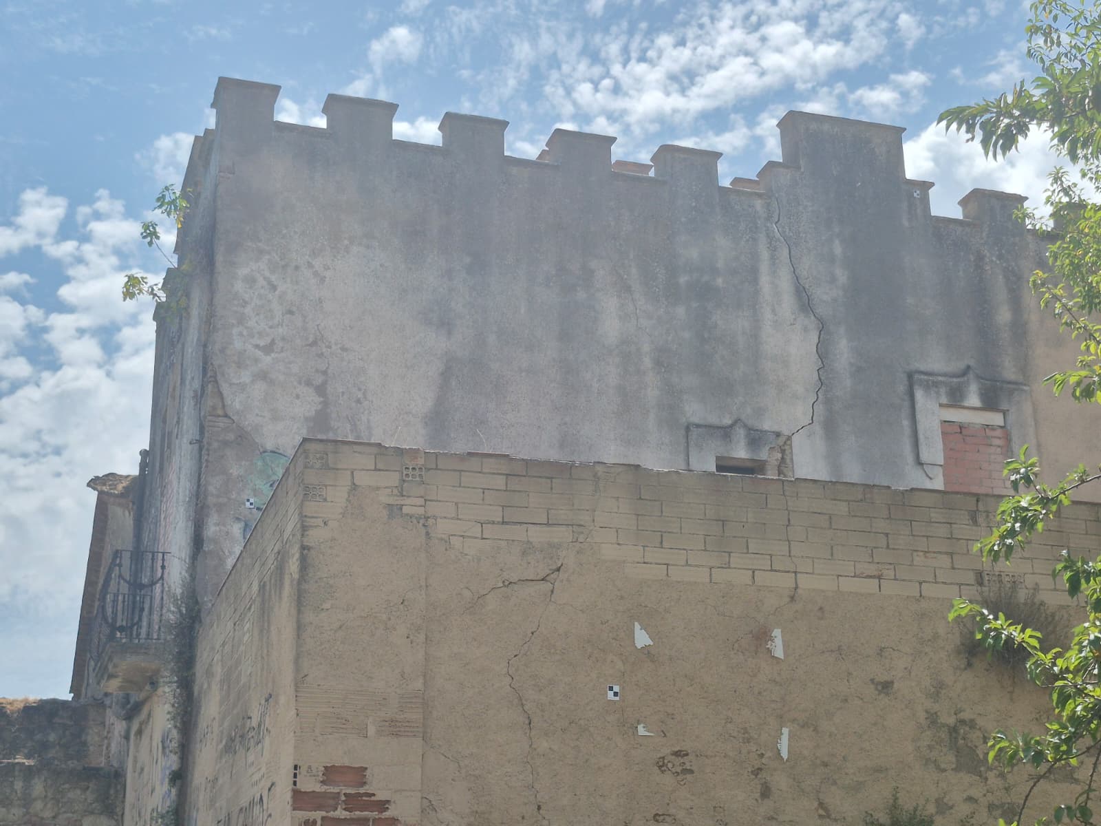 El mal estat de la masia de Can Canyameres a Volpelleres FOTO: TOT Sant Cugat
