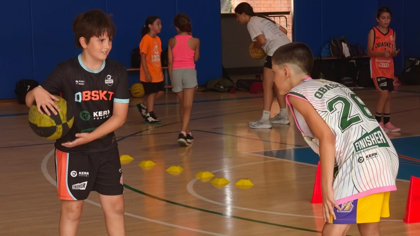 El Campus d’Estiu del Qbasket Sant Cugat continua a ple rendiment!