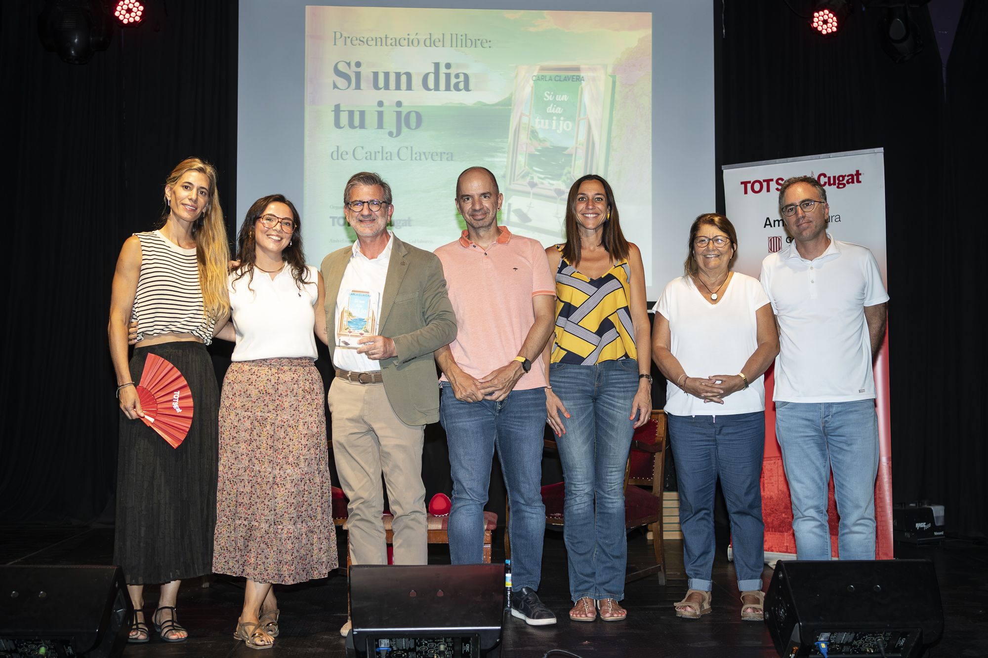 Presentació del llibre 'Si un dia tu i jo' de Carla Clavera. FOTO: Mireia Comas (TOT Sant Cugat)