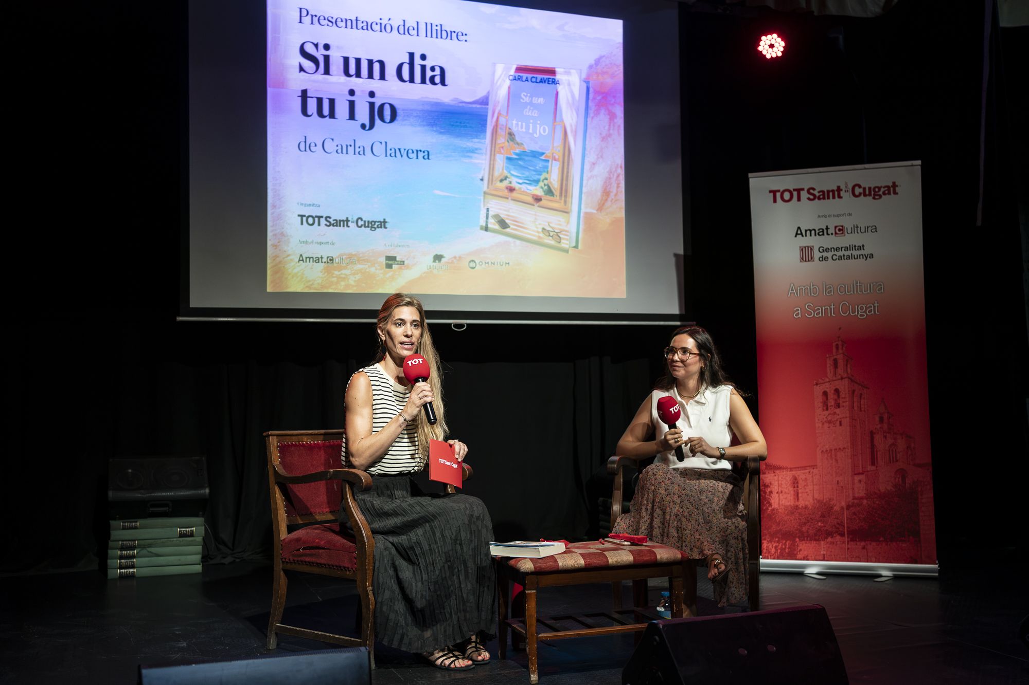 Presentació del llibre 'Si un dia tu i jo' de Carla Clavera. FOTO: Mireia Comas (TOT Sant Cugat)