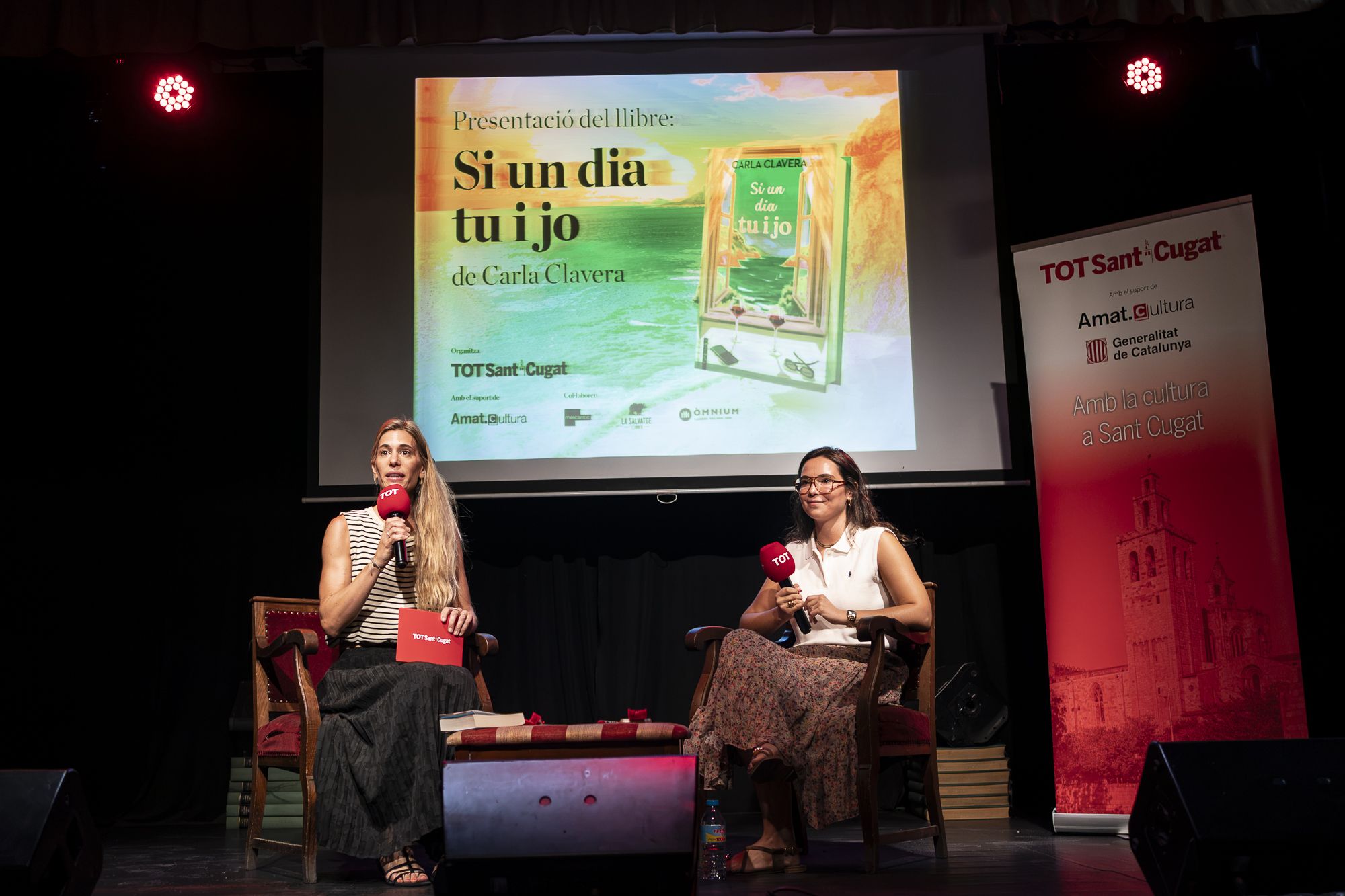 Presentació del llibre 'Si un dia tu i jo' de Carla Clavera. FOTO: Mireia Comas (TOT Sant Cugat)