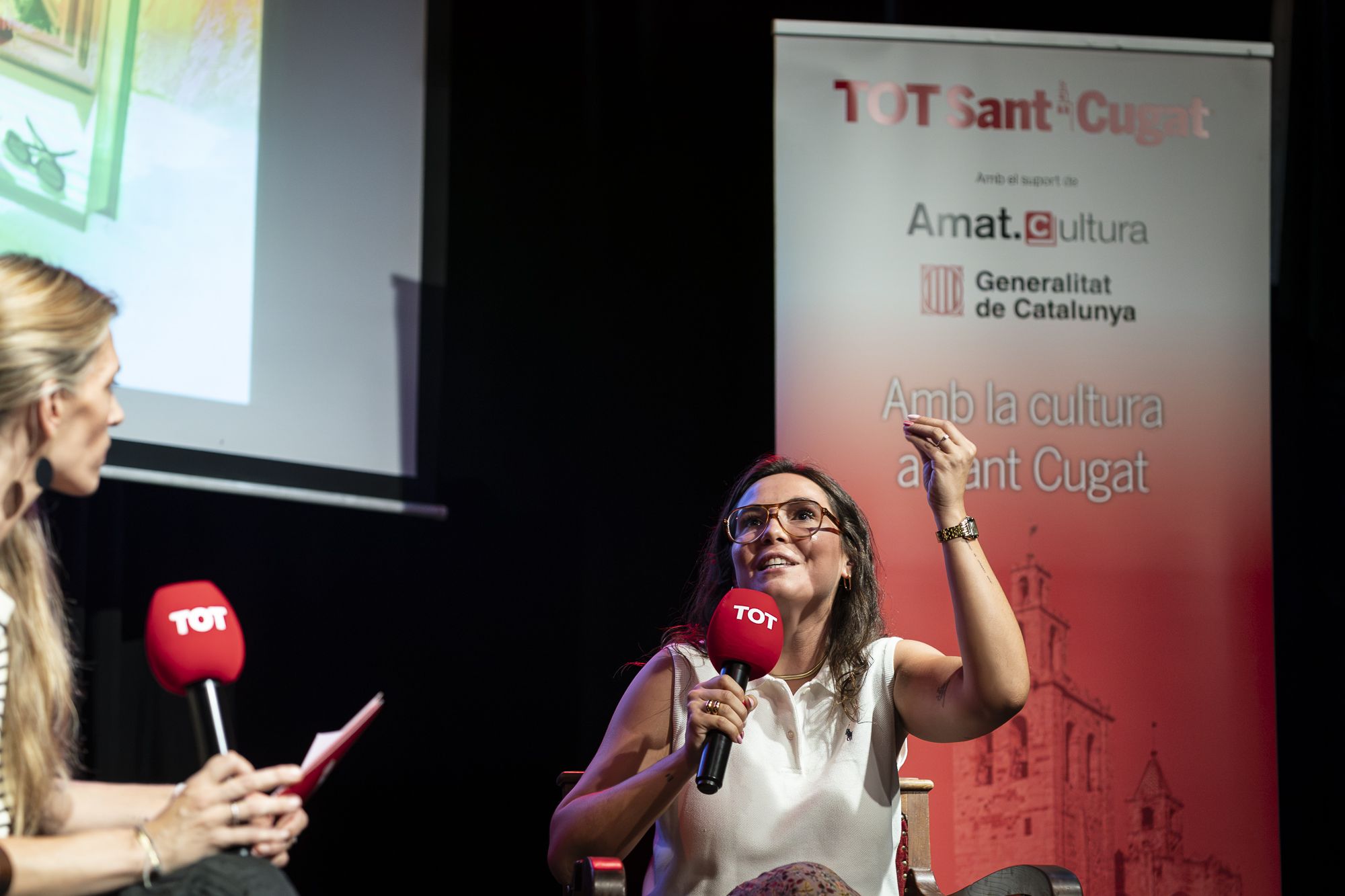 Presentació del llibre 'Si un dia tu i jo' de Carla Clavera. FOTO: Mireia Comas (TOT Sant Cugat)