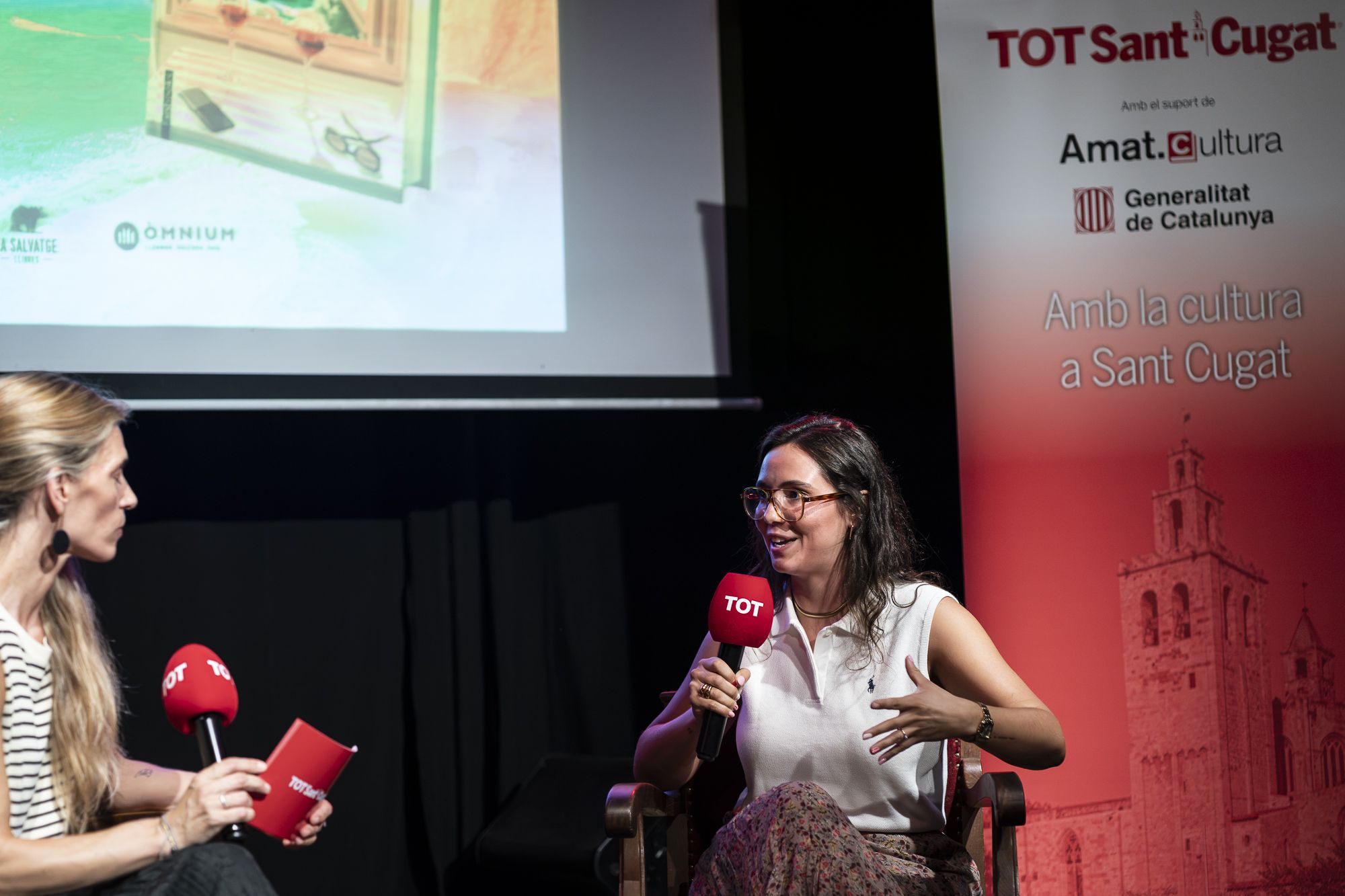 Presentació del llibre 'Si un dia tu i jo' de Carla Clavera. FOTO: Mireia Comas (TOT Sant Cugat)