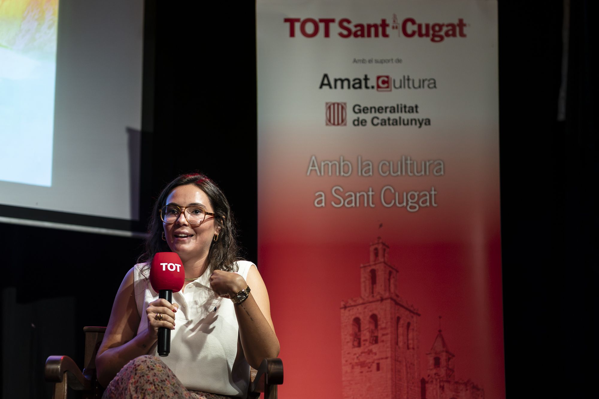 Presentació del llibre 'Si un dia tu i jo' de Carla Clavera. FOTO: Mireia Comas (TOT Sant Cugat)