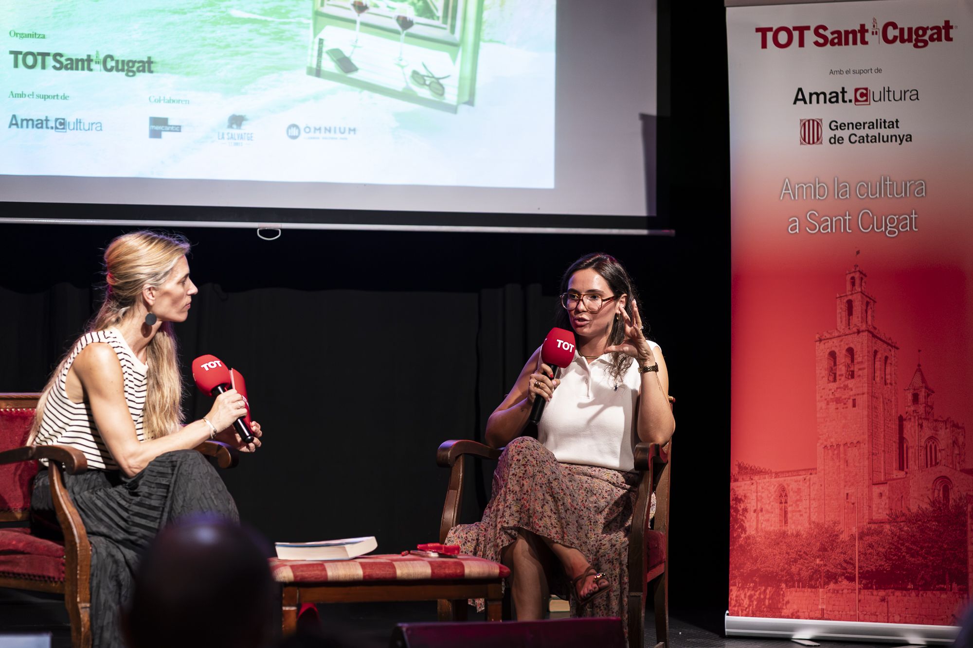 Presentació del llibre 'Si un dia tu i jo' de Carla Clavera. FOTO: Mireia Comas (TOT Sant Cugat)
