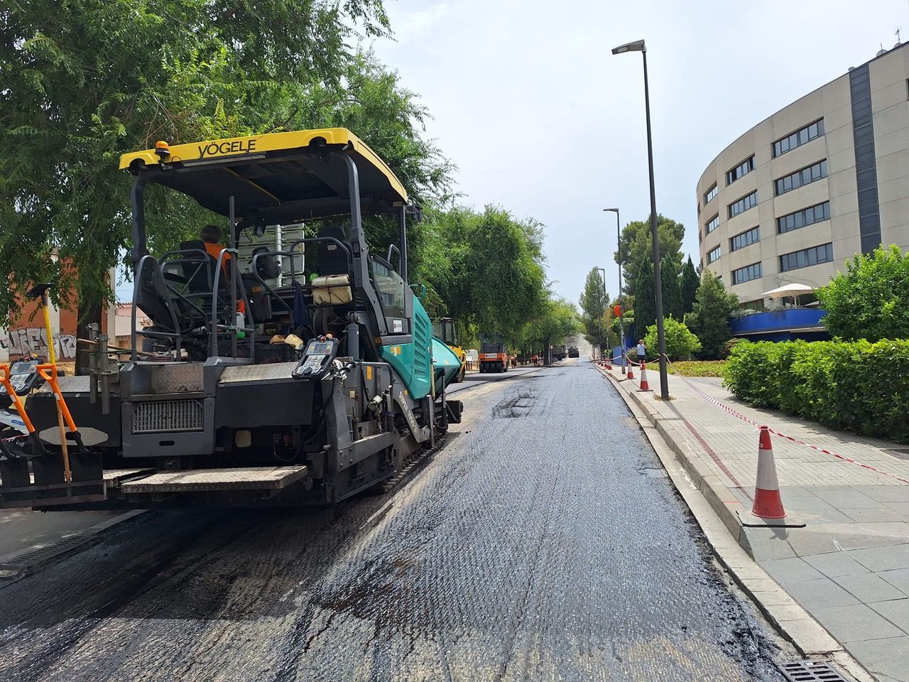Obres asfaltatge a Sant Cugat. FOTO: Ajuntament