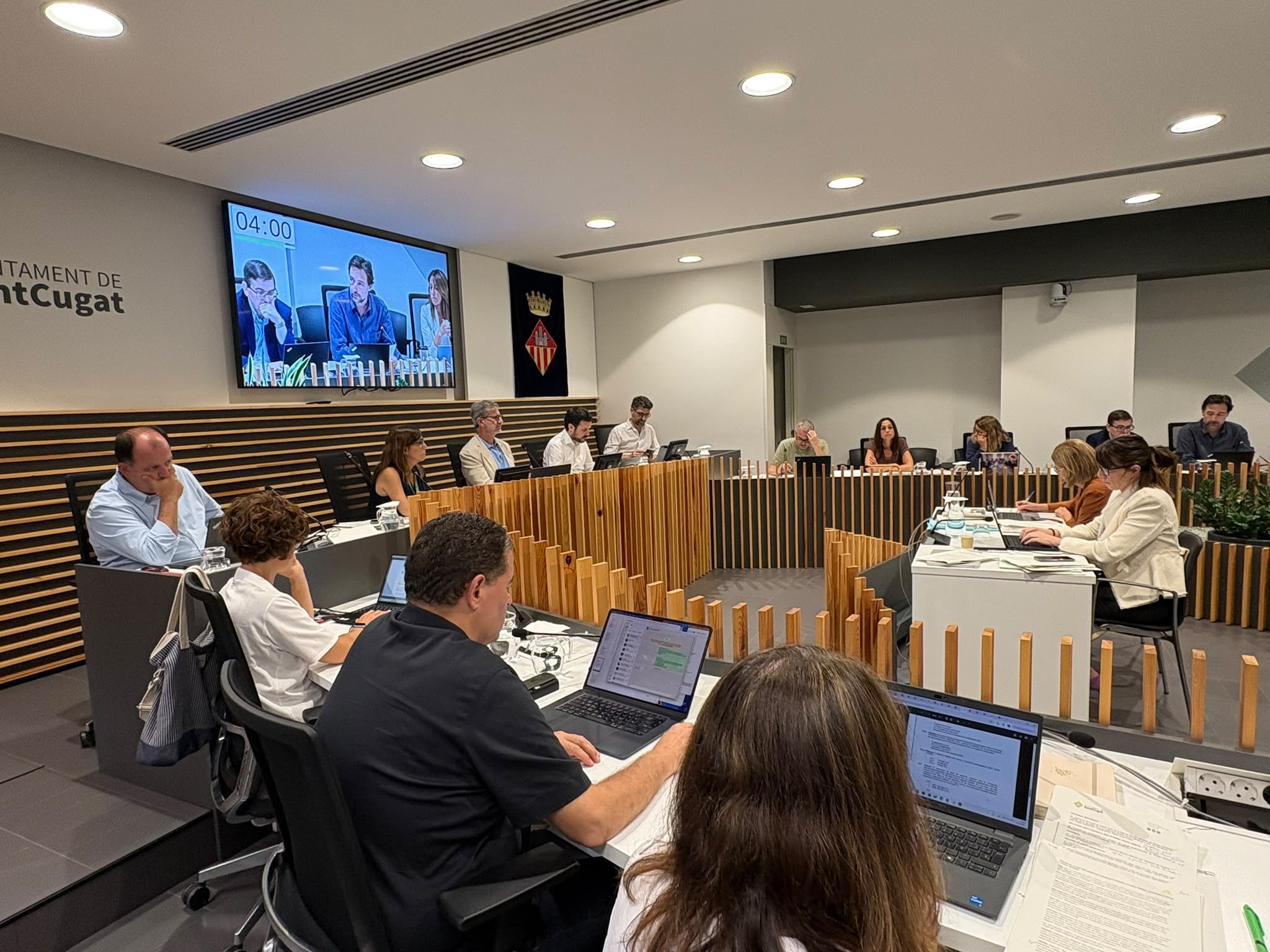 Ple municipal del mes de juliol. FOTO: TOT Sant Cugat