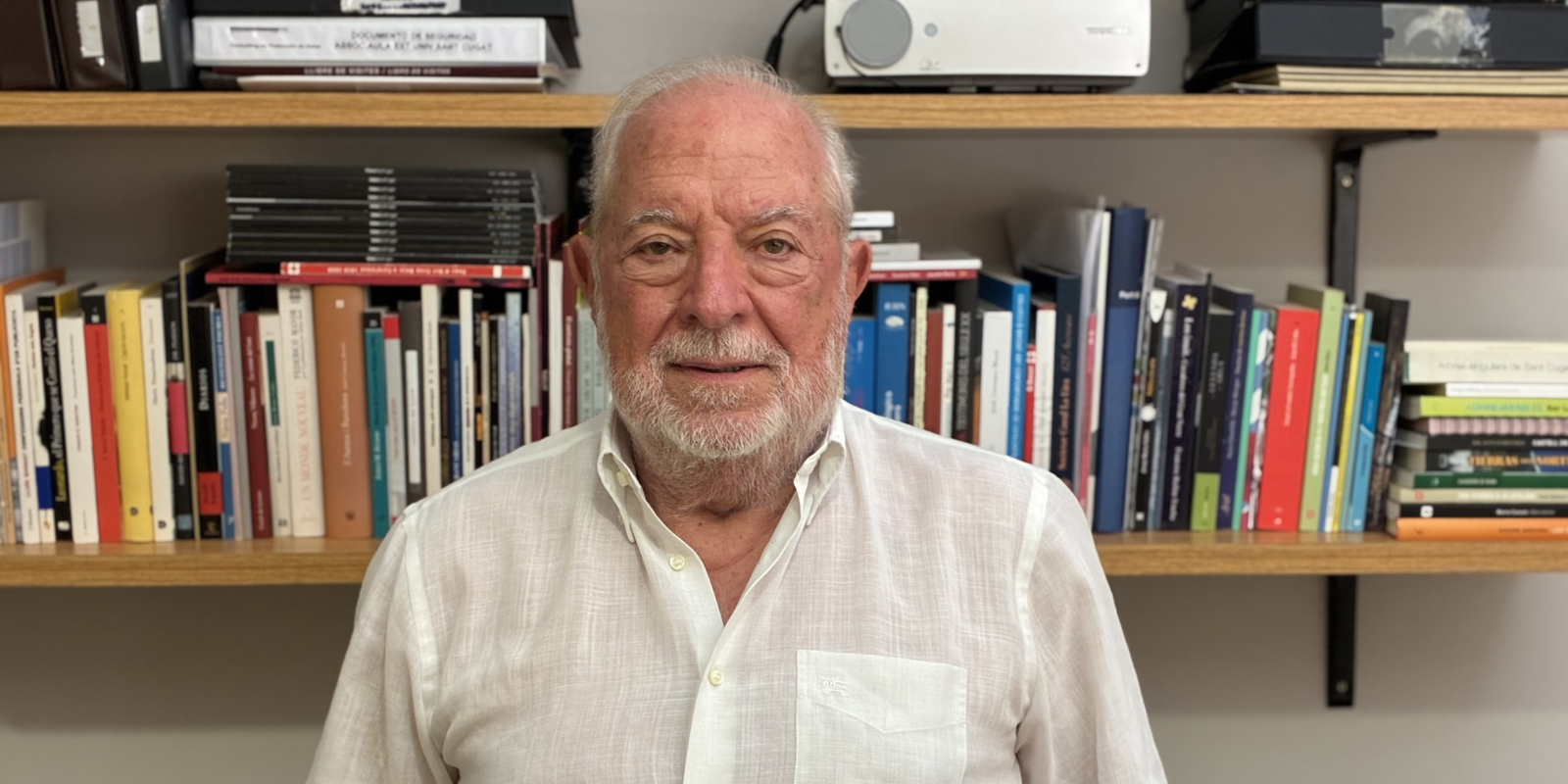El president de l’Aula d’Extensió Universitària per a la Gent Gran de Sant Cugat. FOTO: TOT Sant Cugat