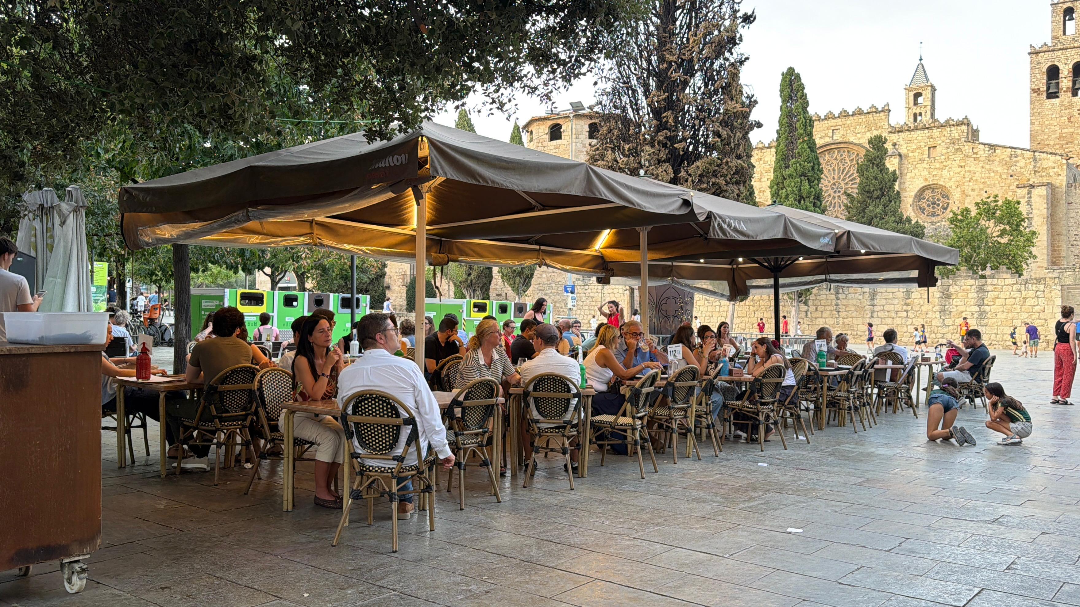 Terrassa del centre de Sant Cugat. FOTO: TOT Sant Cugat