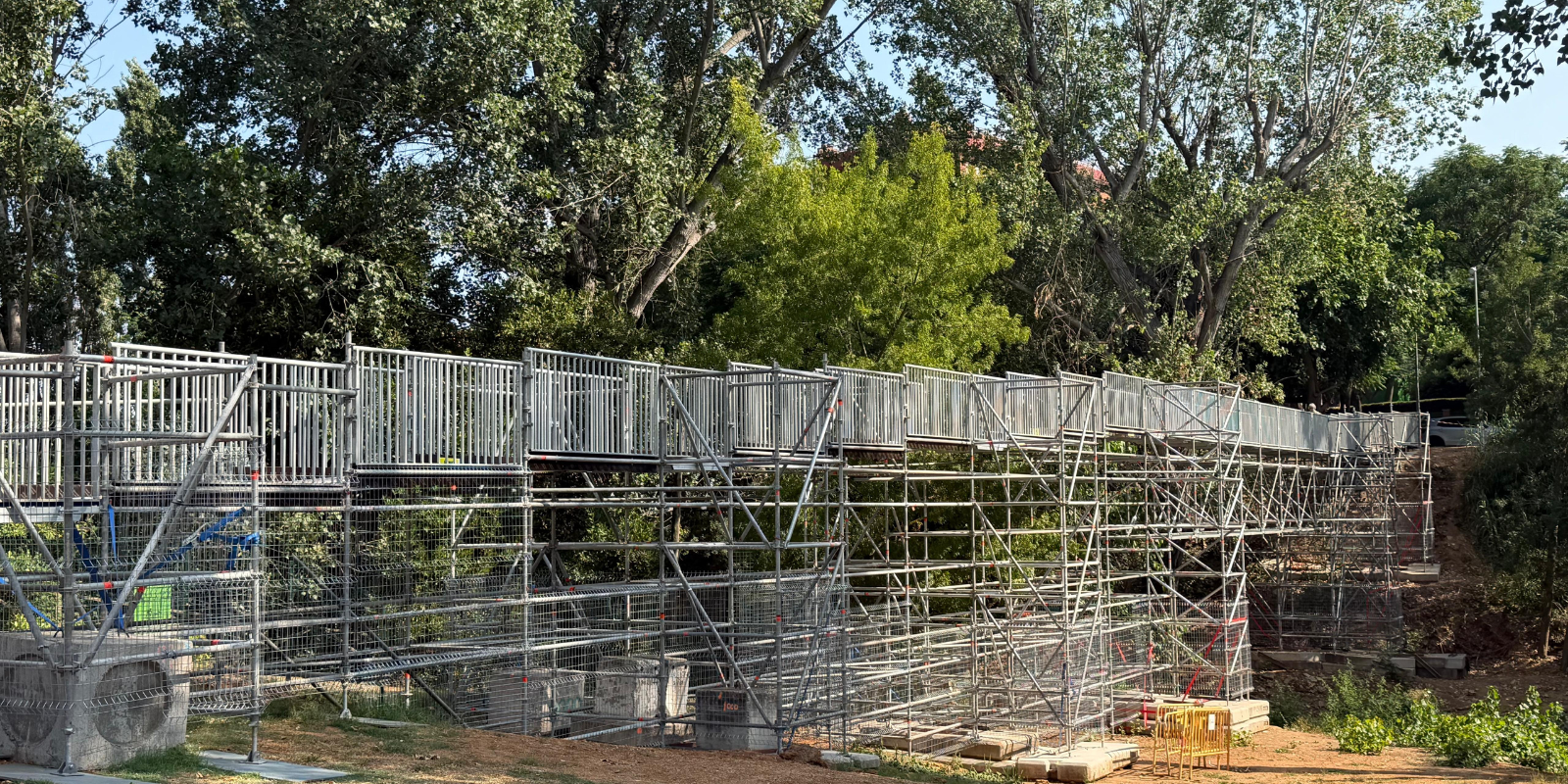 Passera provisional de Can Vernet. FOTO: TOT Sant Cugat