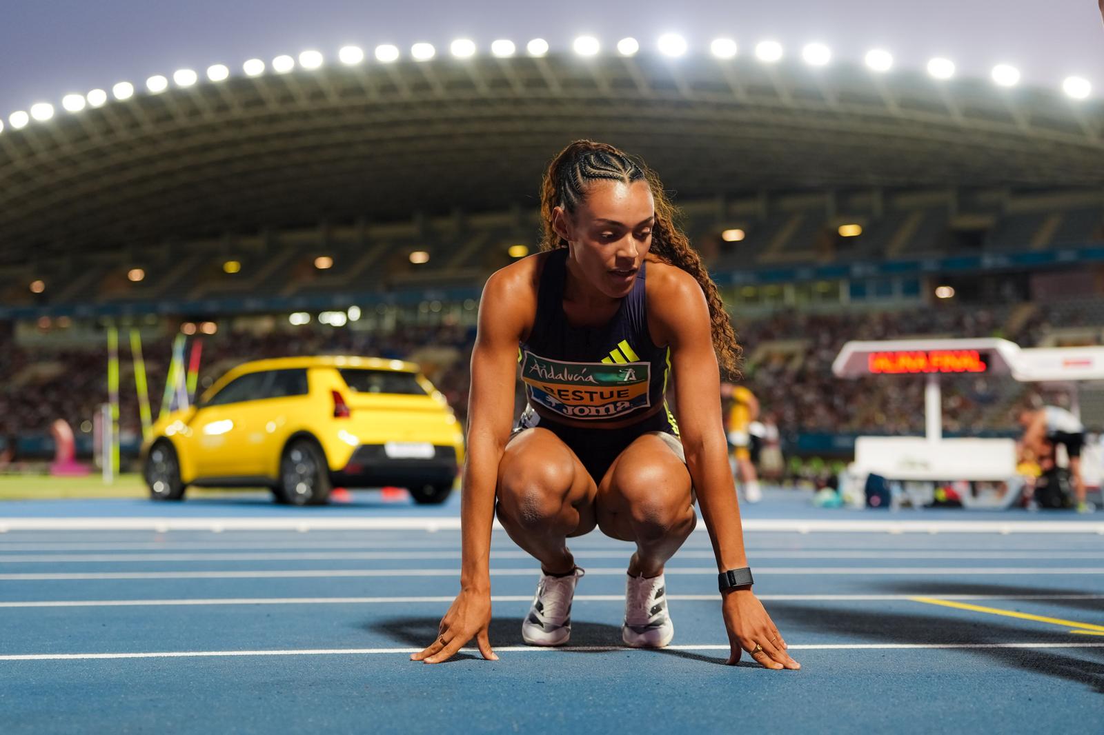 La velocista santcugatenca Jaël Bestué. FOTO: Sportmedia