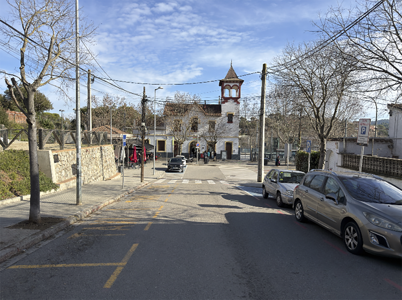 L'estació de Valldoreix en l'actualitat. FOTO: Carlos Rodríguez