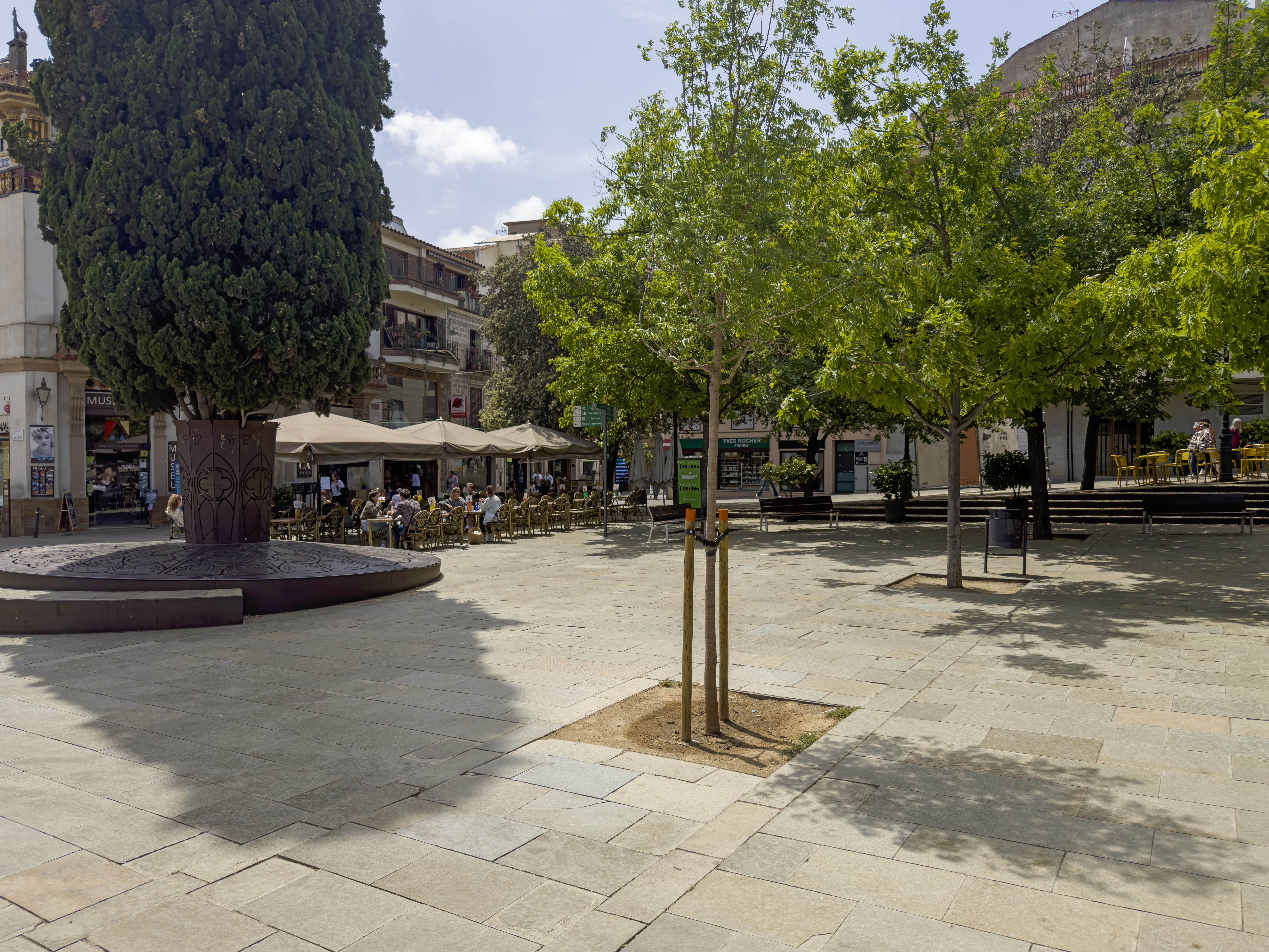 Plaça d'Octavià en l'actualitat. FOTO: Carlos Rodríguez