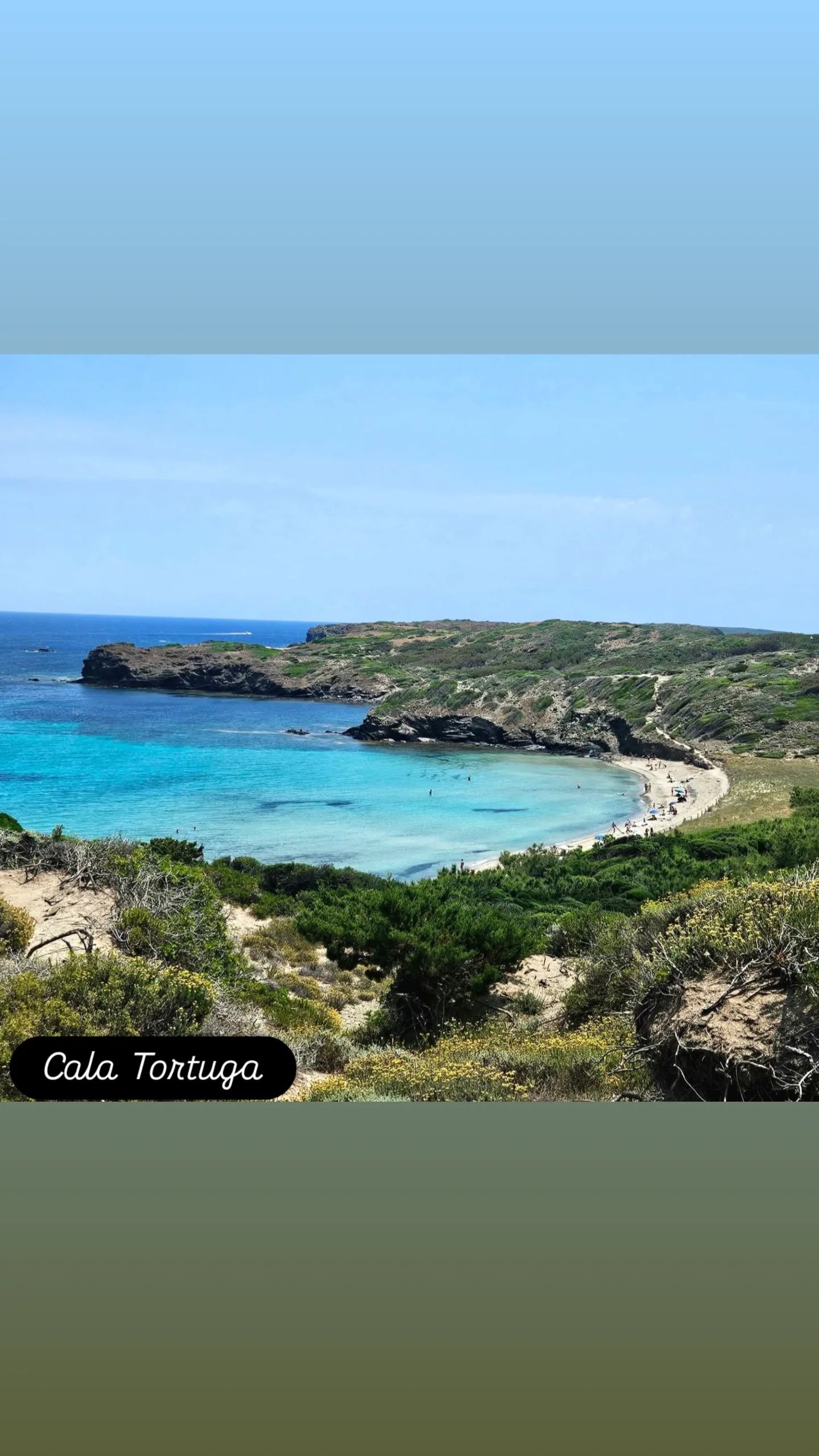 Cala Tortuga · Menorca FOTO: Josep Maria Fe Clavell