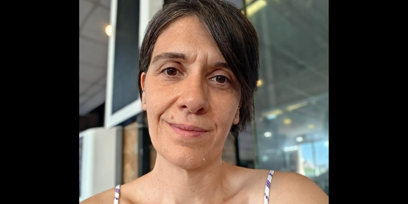 Teixidó és tècnica de la fundació Amics de la Gent Gran. FOTO: Cedida