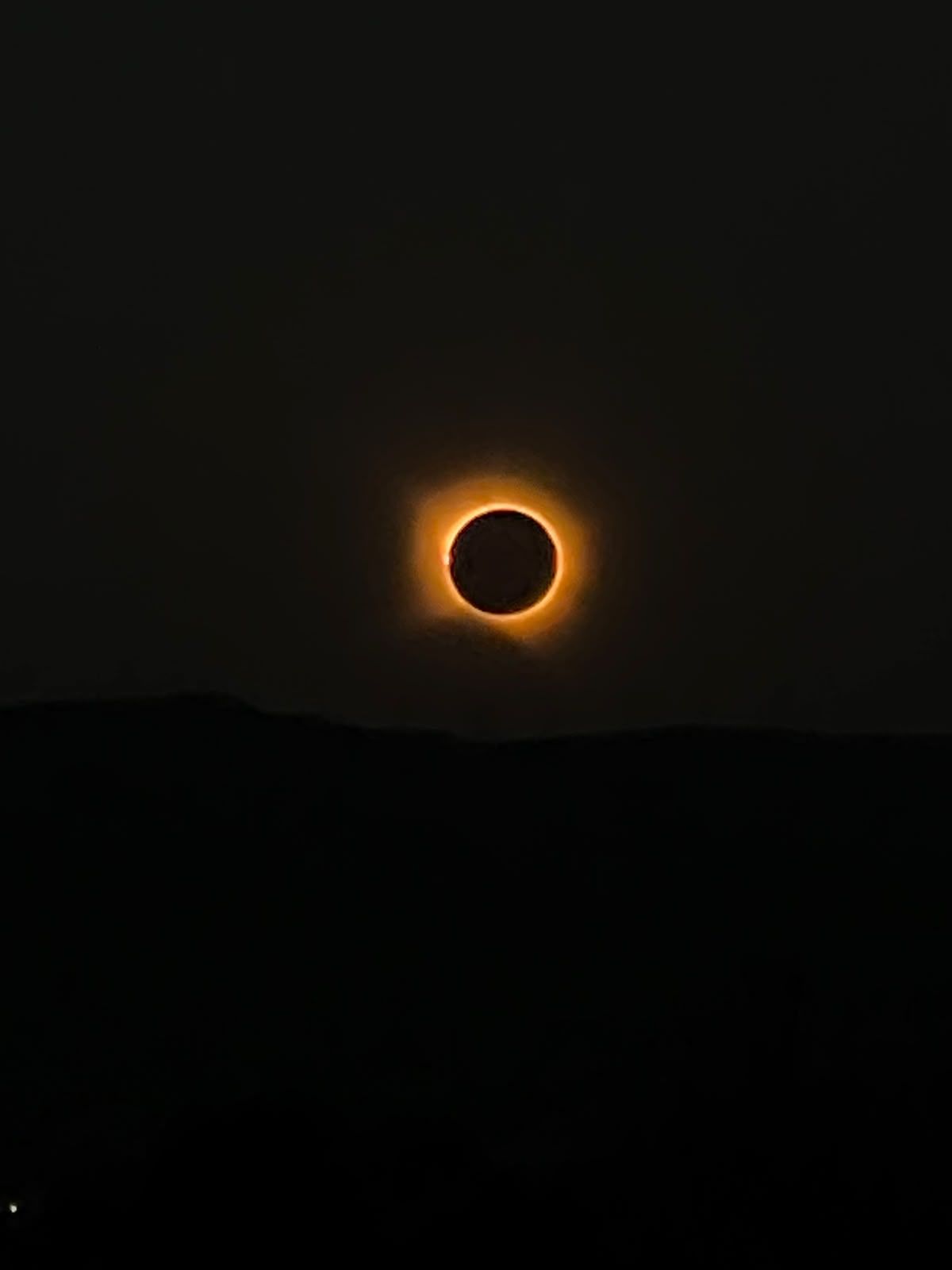 Eclipsi solar des de Montbrió del Camp. FOTO: Marta Ciurana