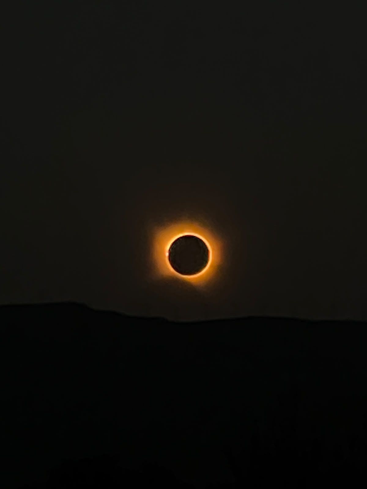 Eclipsi solar des de Montbrió del Camp. FOTO: Marta Ciurana