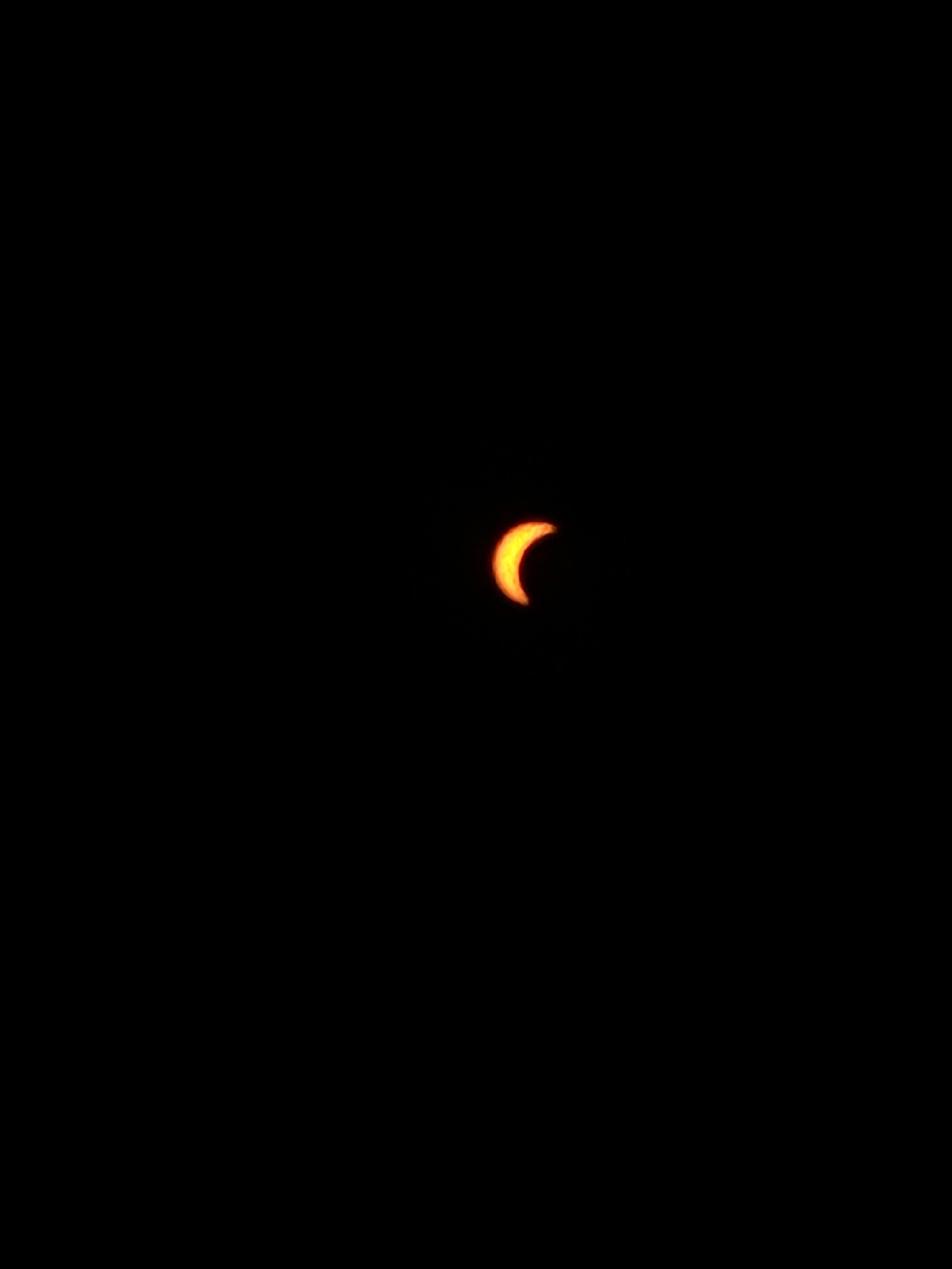 Eclipsi solar des de Castro Urdiales, Cantabria. FOTO: Guillermo Rallo