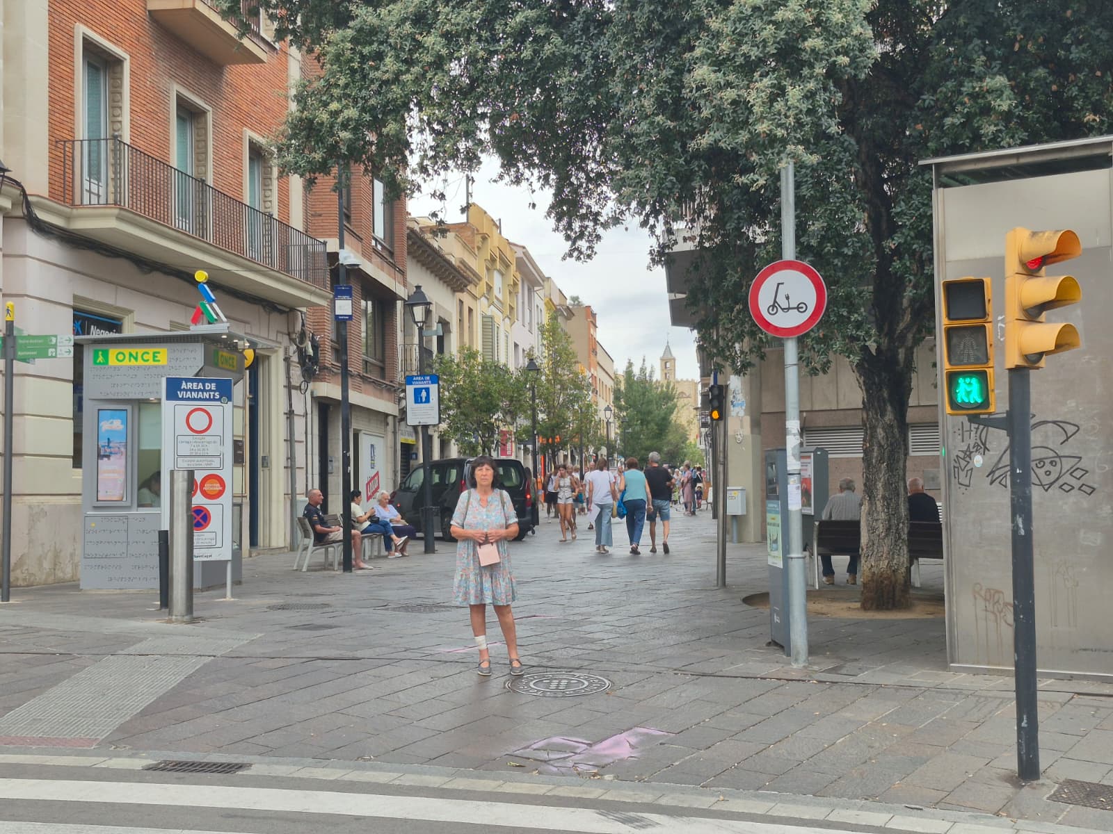 Nous senyals de prohibit circular amb patinets FOTO: TOT Sant Cugat