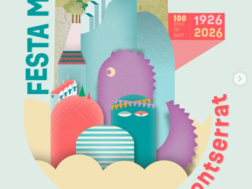 Fragment del cartell de la festa