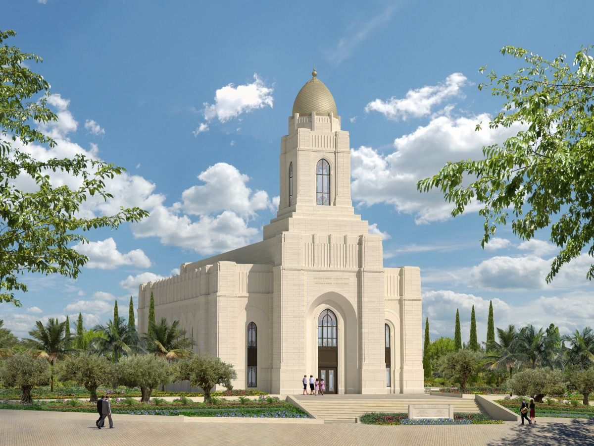 Imatge virtual difosa pels mormons per anunciar l'inici de les obres a Sant Cugat