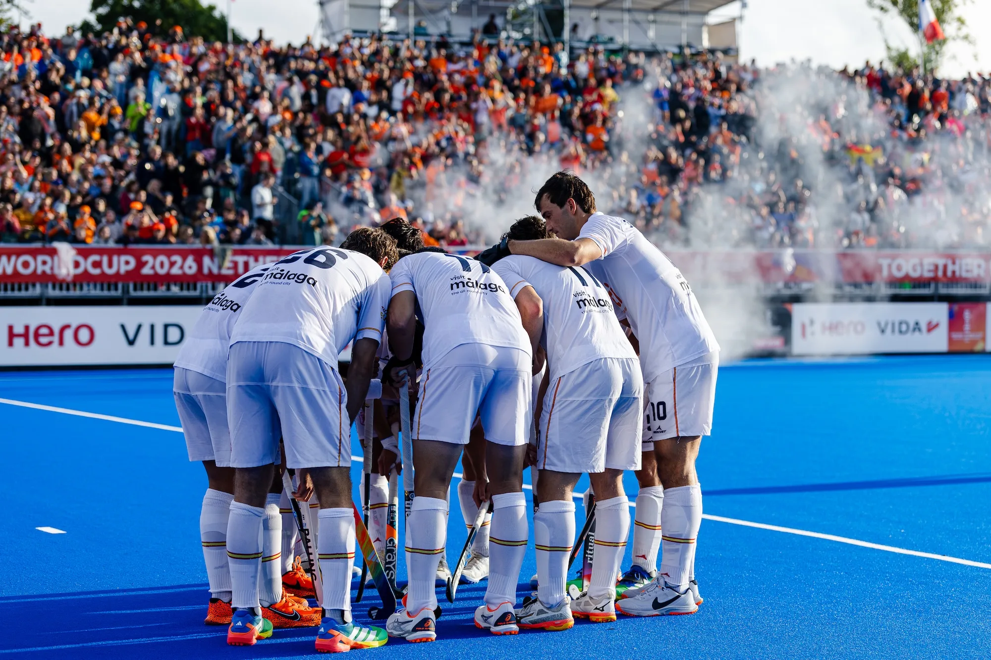 La selecció espanyola jugarà una final del Mundial d'hoquei herba 28 anys després. FOTO: RFEH