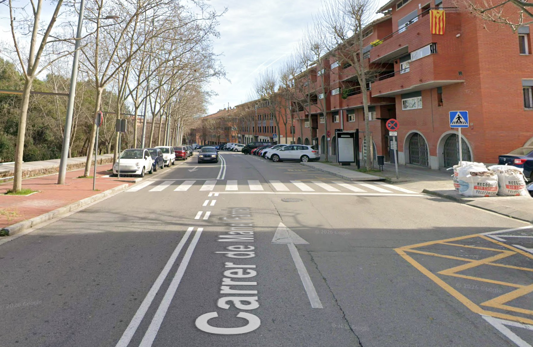 Carrer de Manel Farrés, al Parc Central FOTO: Google Maps