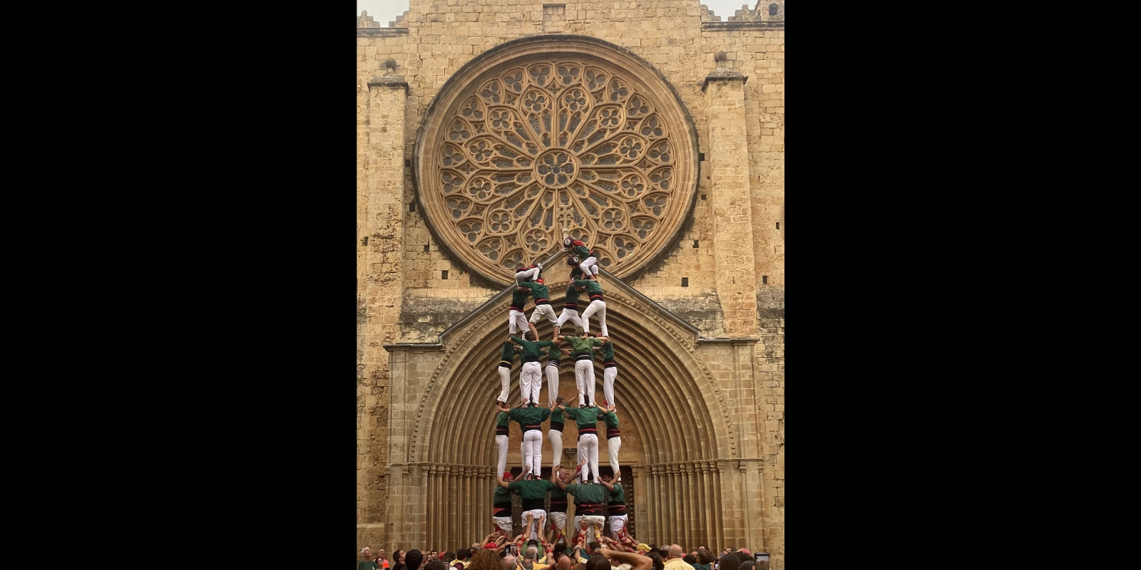 Aturades en les actuacions dels Castellers de Sant Cugat